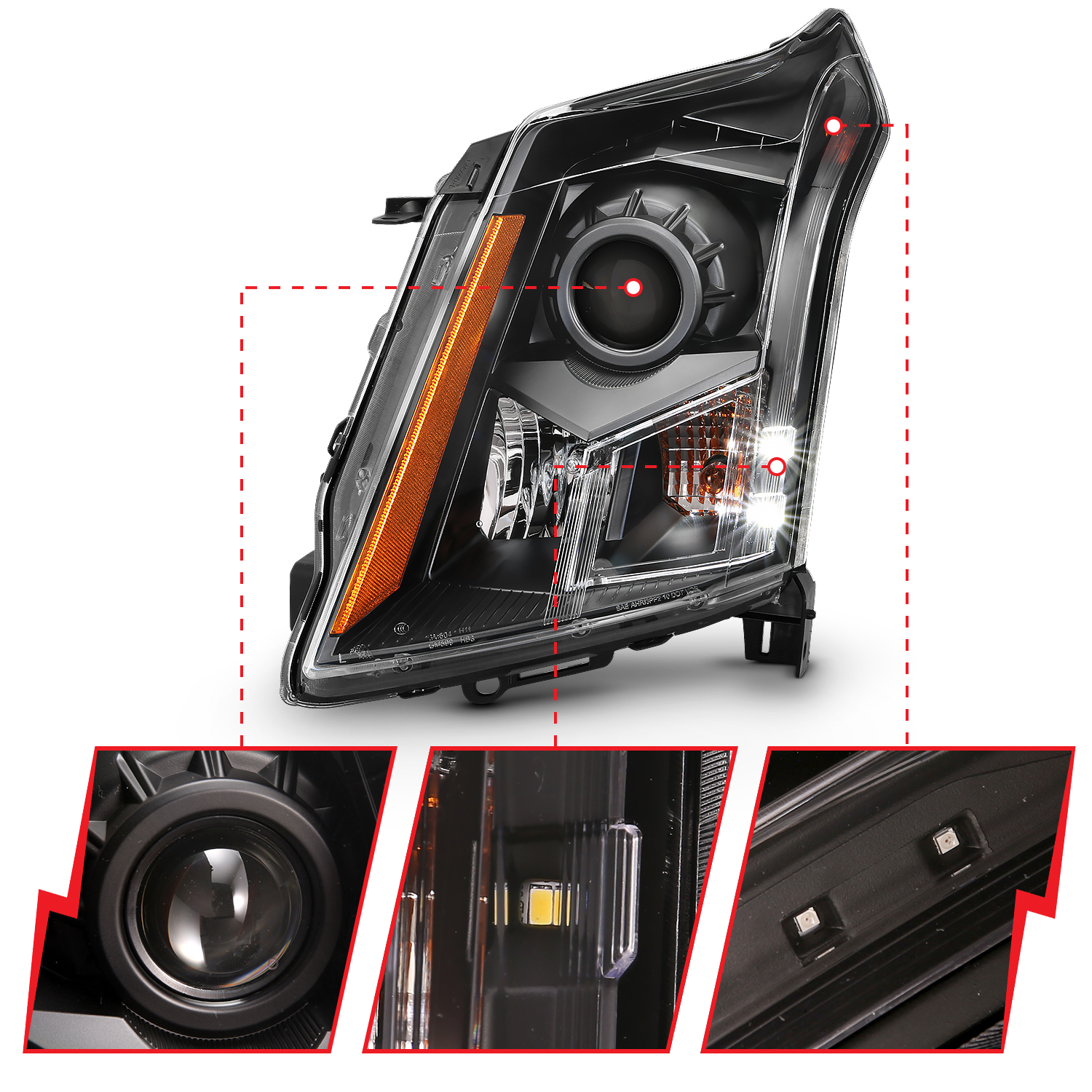 ANZO USA Projector Headlights 111477