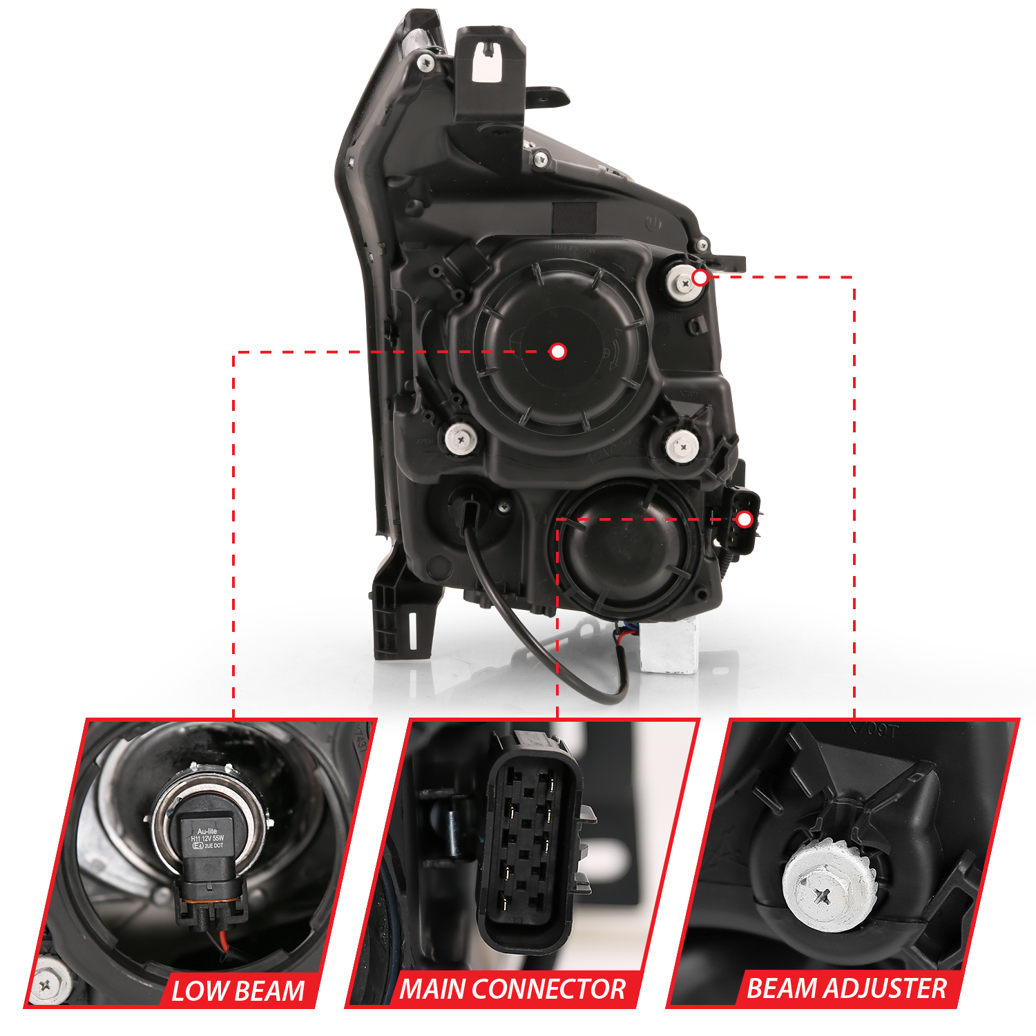 ANZO USA Projector Headlights 111477