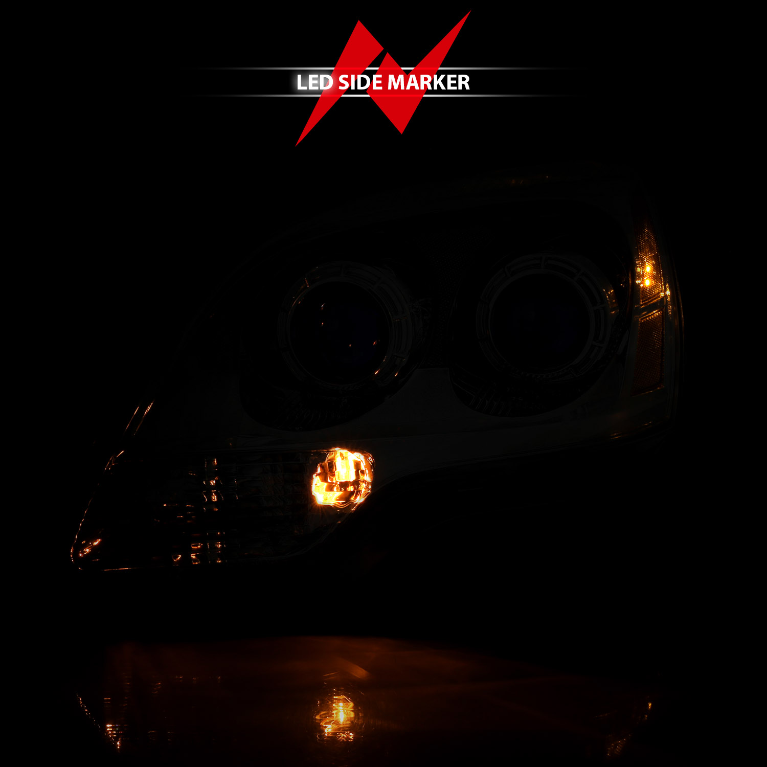 ANZO USA Crystal Headlights 111476