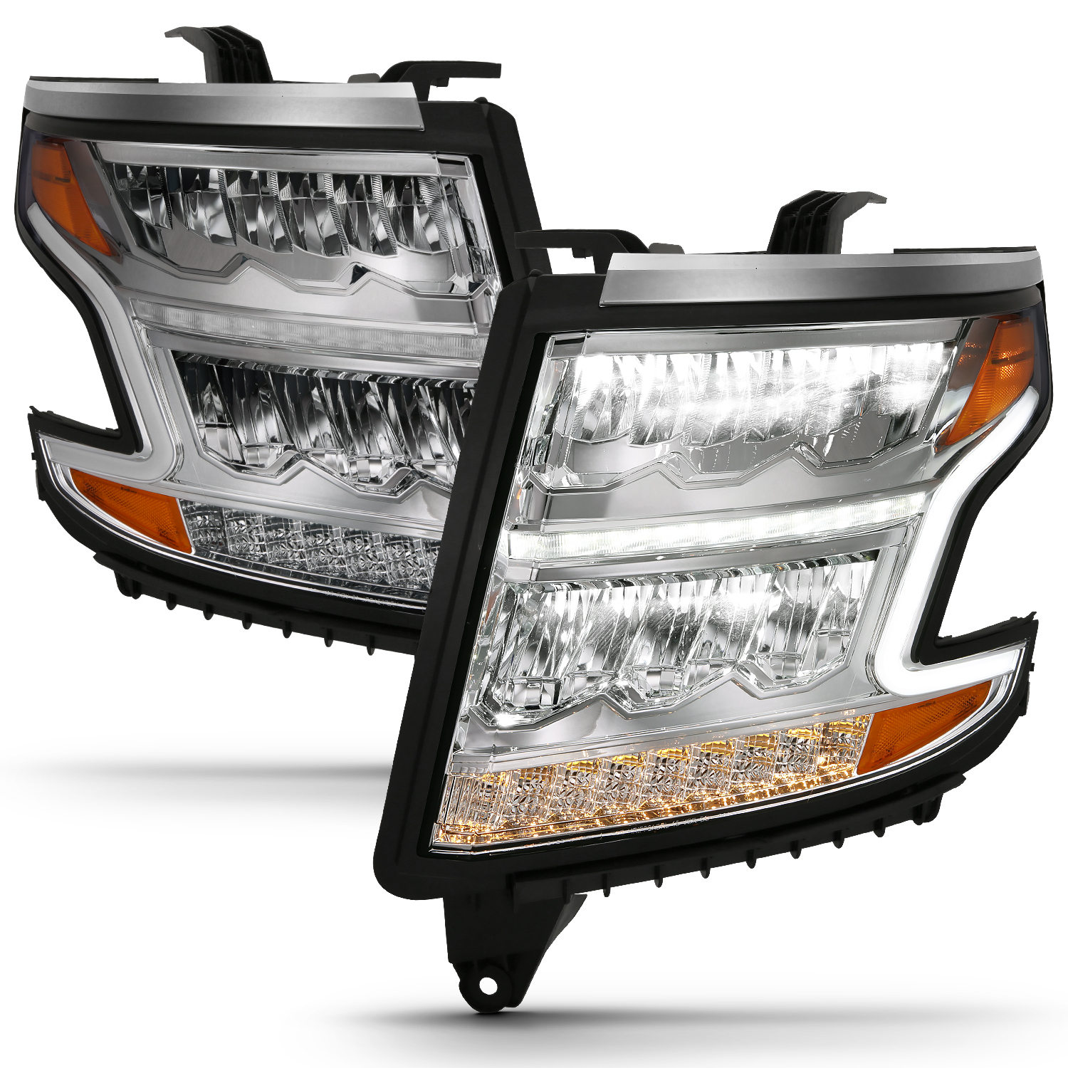 ANZO USA LED Crystal Headlights 111479