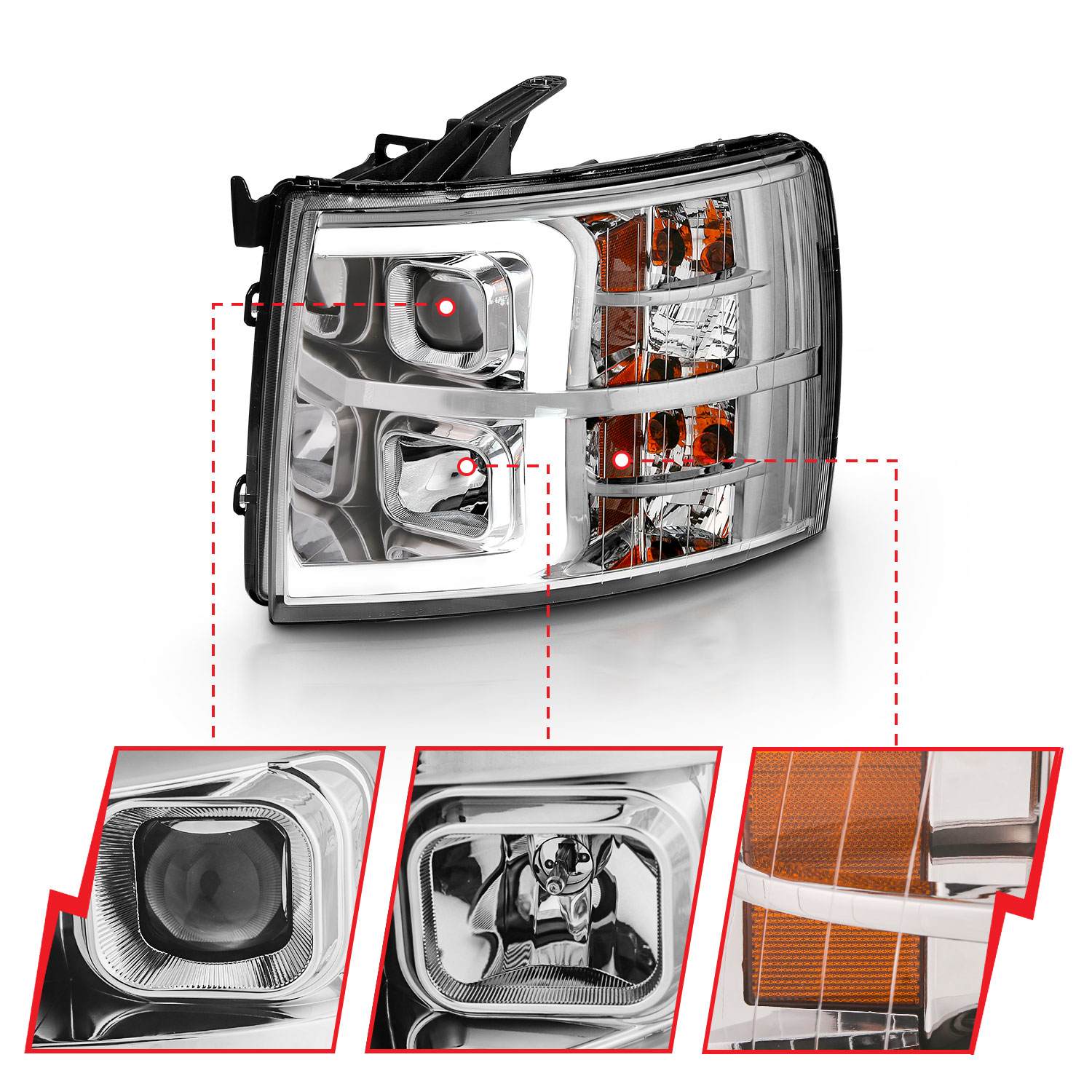 ANZO USA Projector Headlights 111481