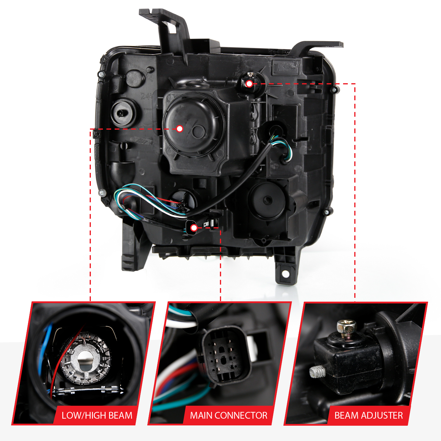 ANZO USA Projector Headlight 111485