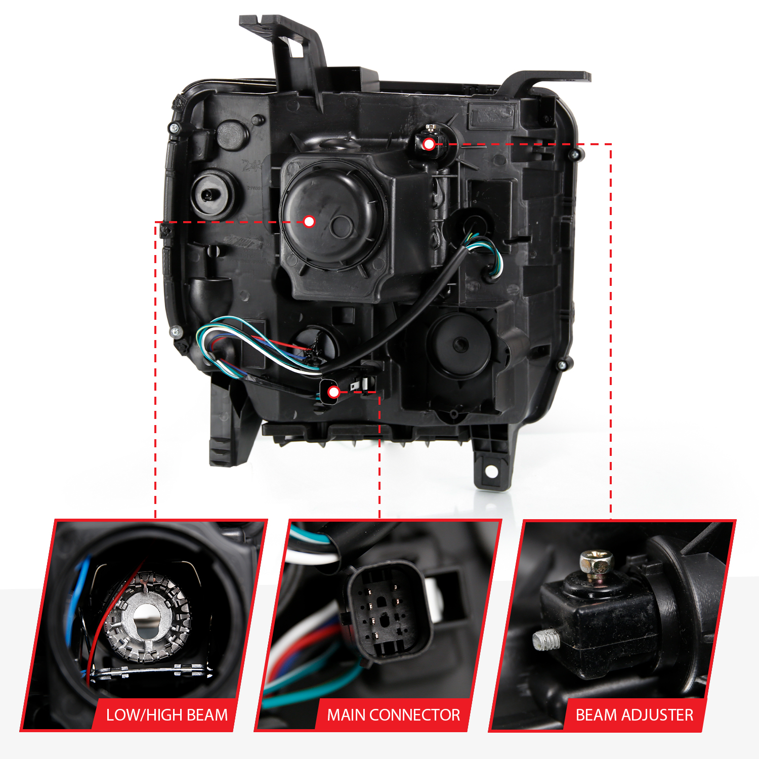 ANZO USA Projector Headlight 111486