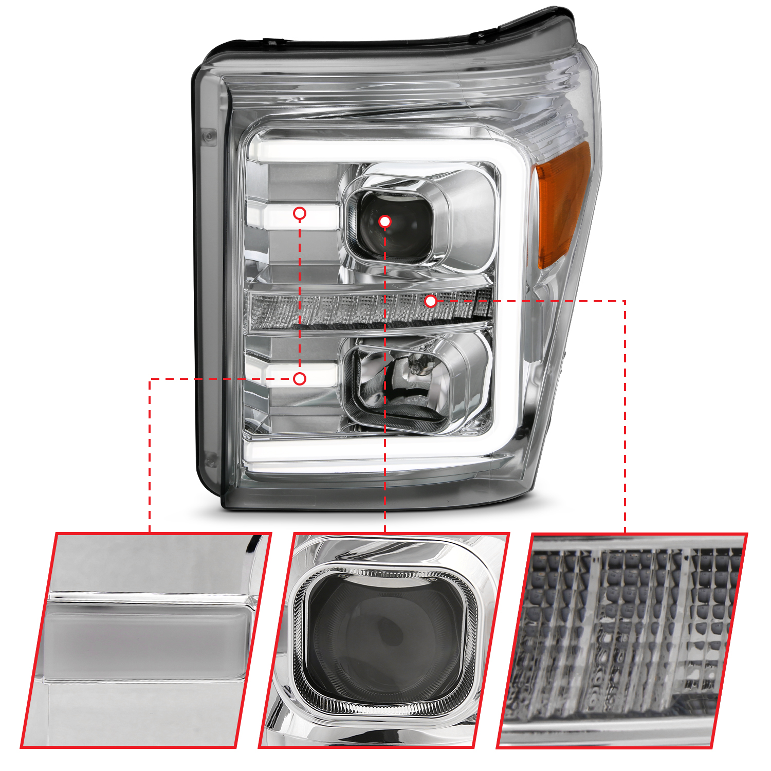 ANZO USA ANZO USA Projector Headlights 111407