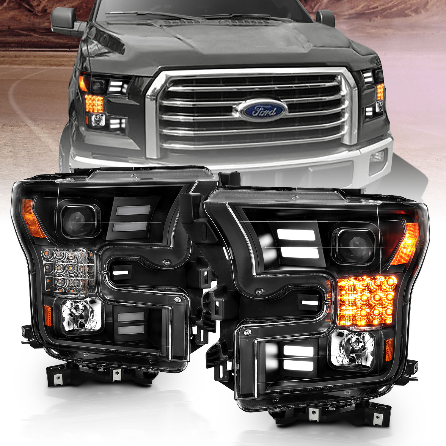 ANZO USA ANZO USA Projector Headlights 111408