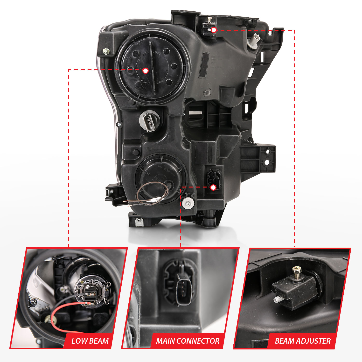 ANZO USA ANZO USA Projector Headlights 111408