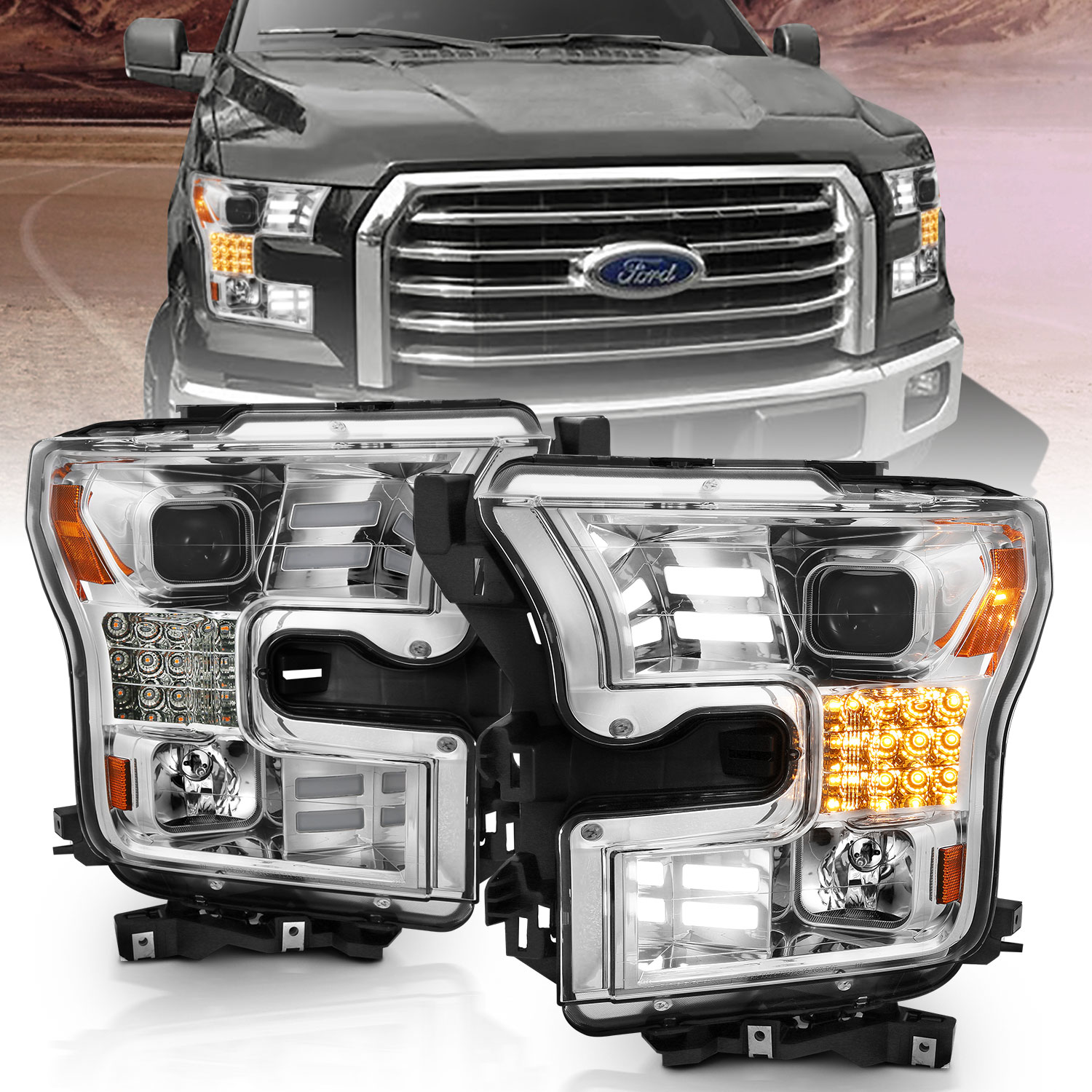 ANZO USA ANZO USA Projector Headlights 111409