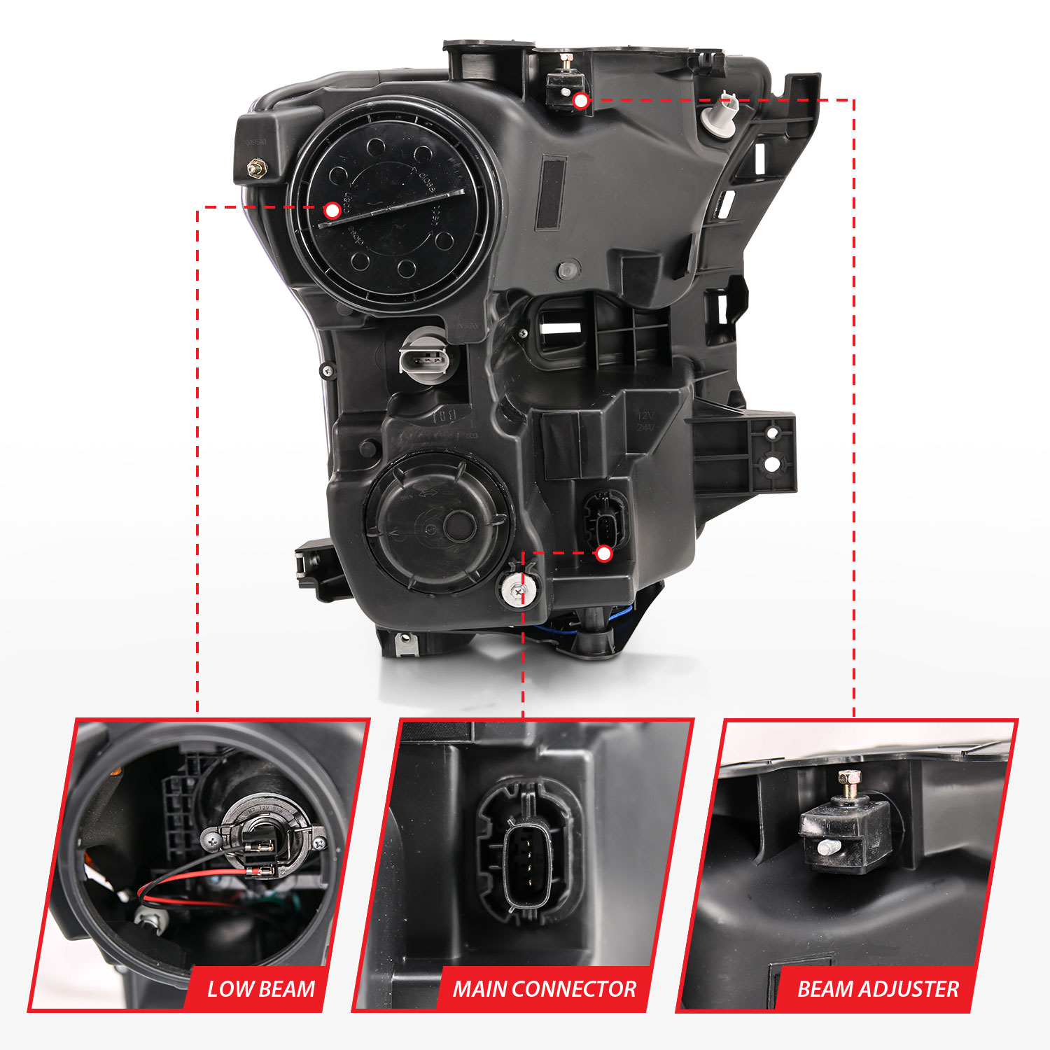 ANZO USA ANZO USA Projector Headlights 111409