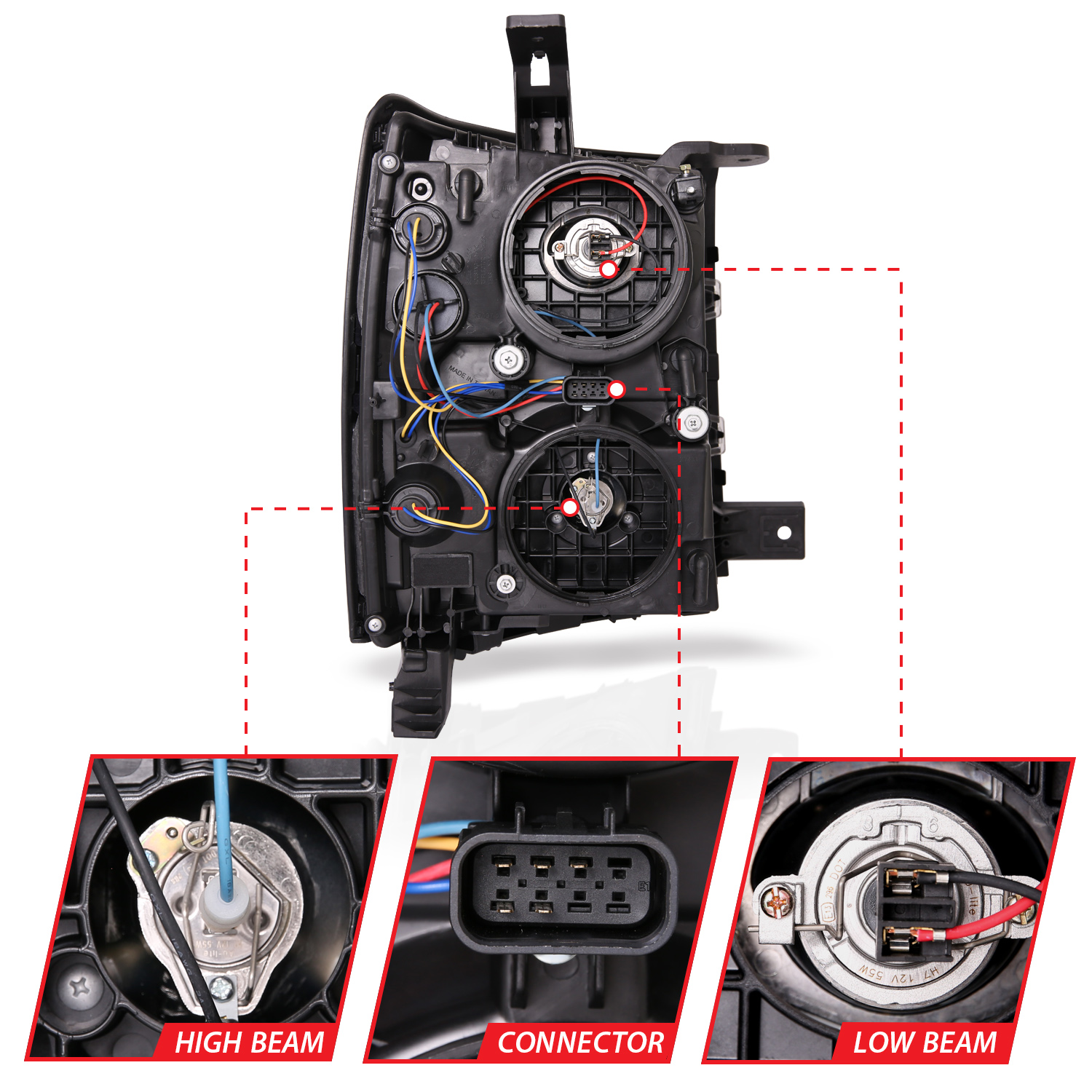 ANZO USA ANZO USA Projector Headlights 111413