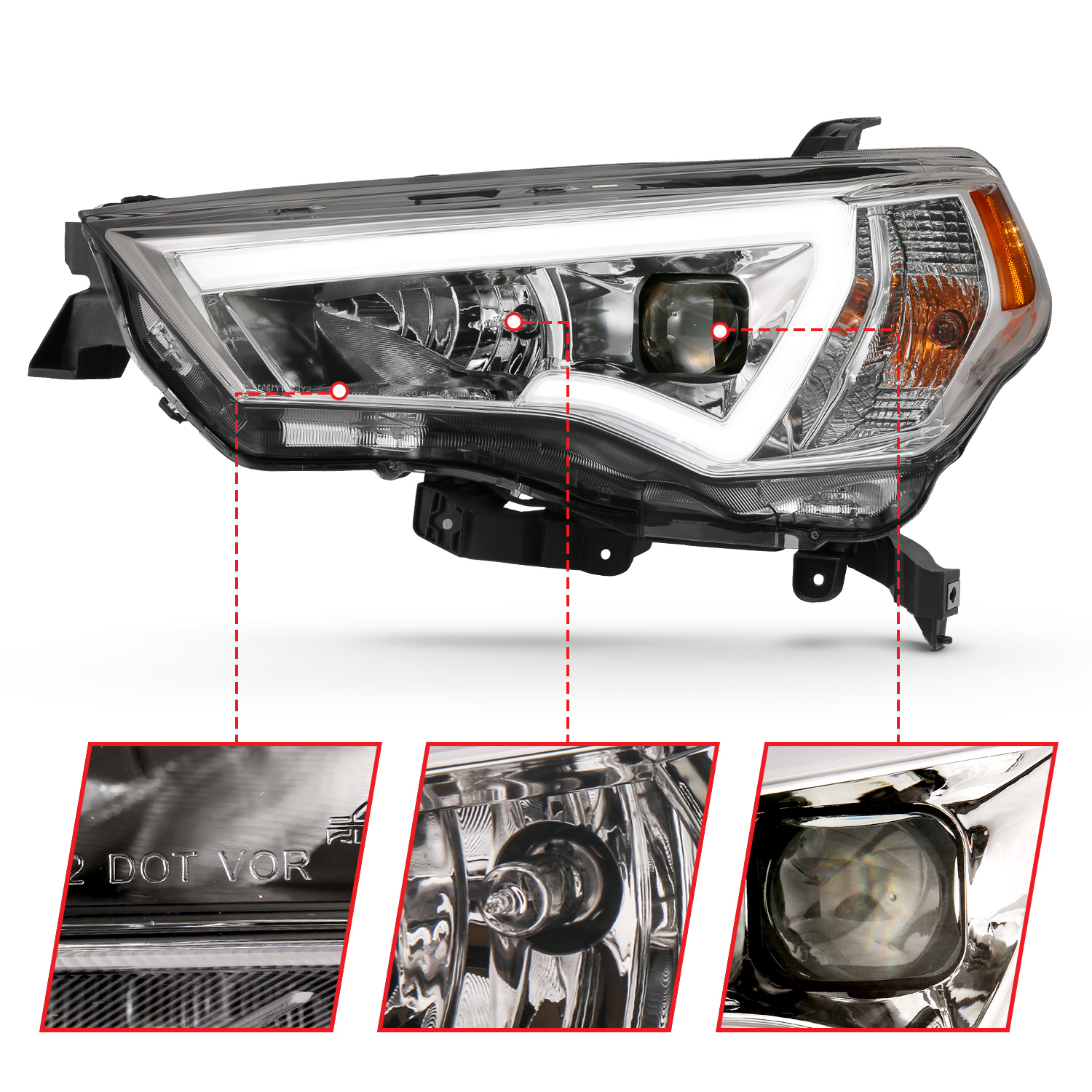 ANZO USA ANZO USA Projector Headlights 111417