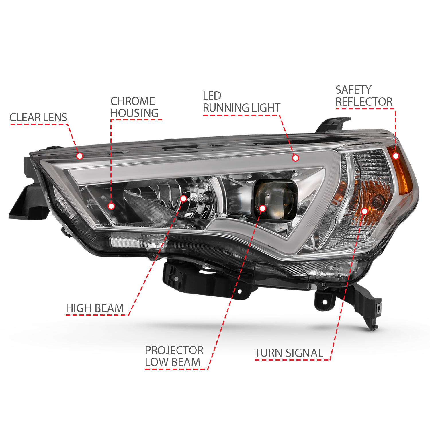 ANZO USA ANZO USA Projector Headlights 111417