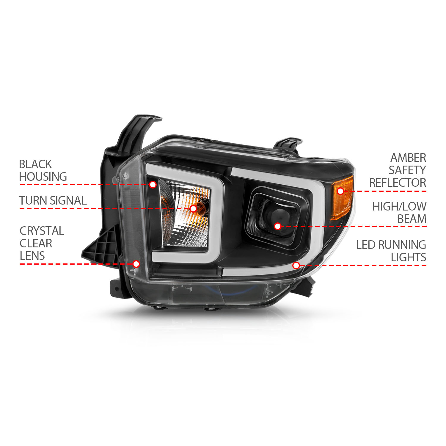 ANZO USA ANZO USA Projector Headlights 111414