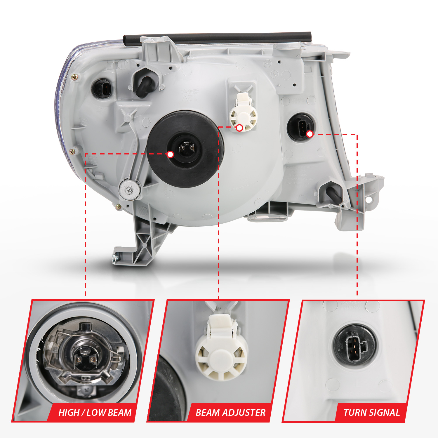 ANZO USA Crystal Headlights 111437