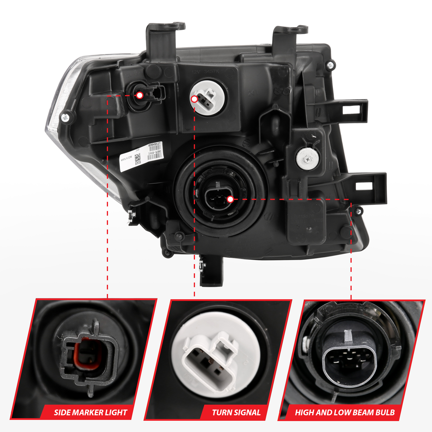 ANZO USA Crystal Headlights 111434