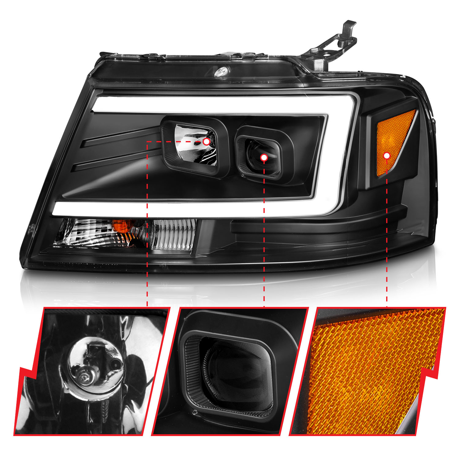 ANZO USA Projector Headlight 111541