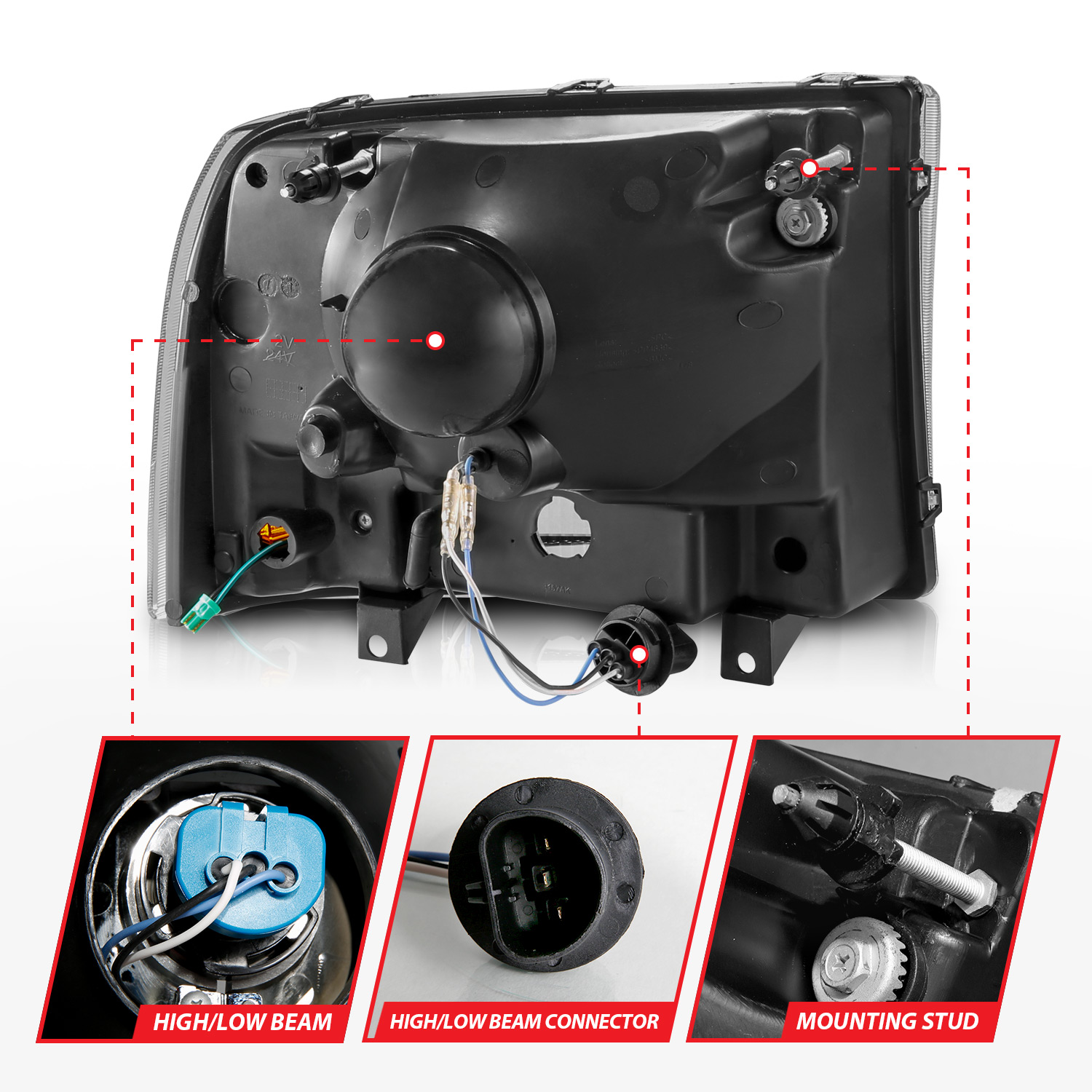 ANZO USA Crystal Headlight 111549