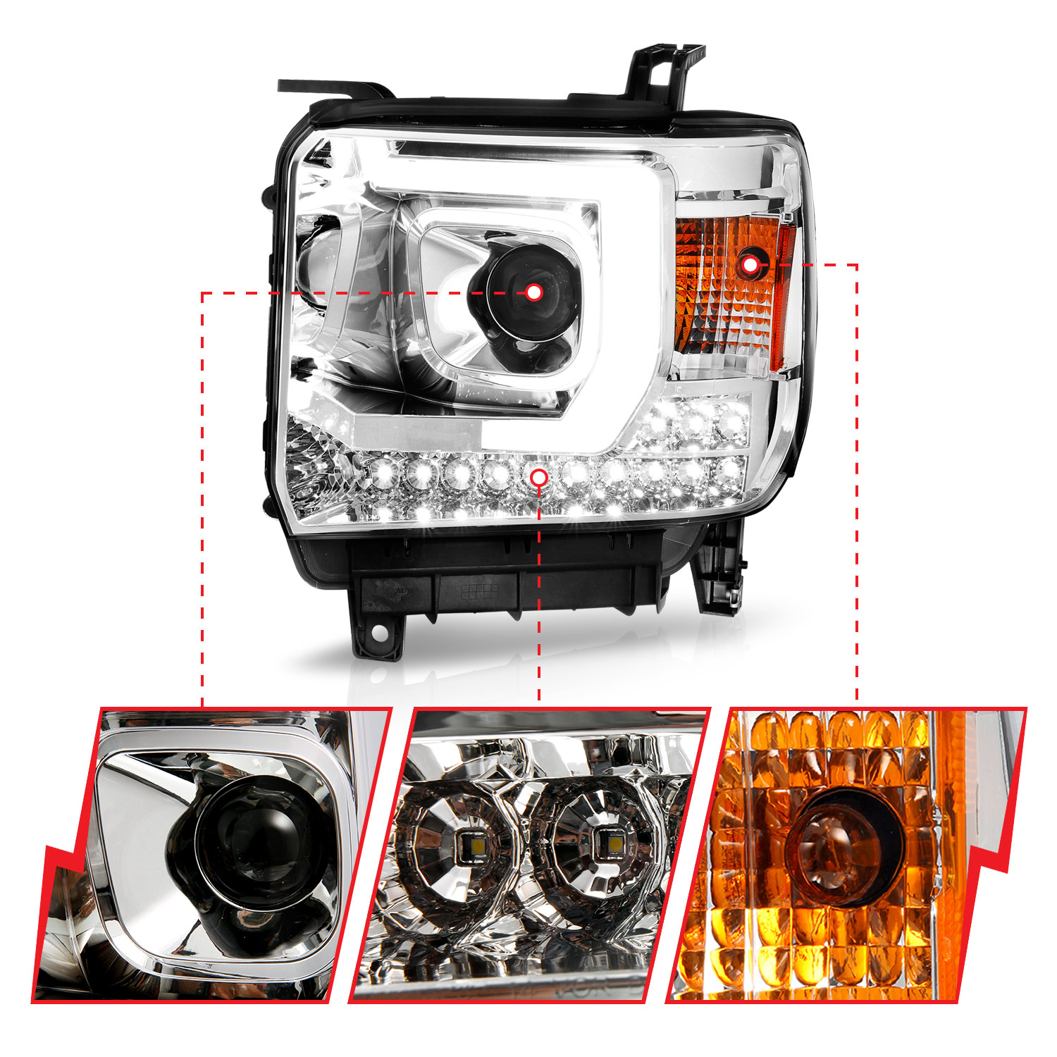 ANZO USA Projector Headlight 111553