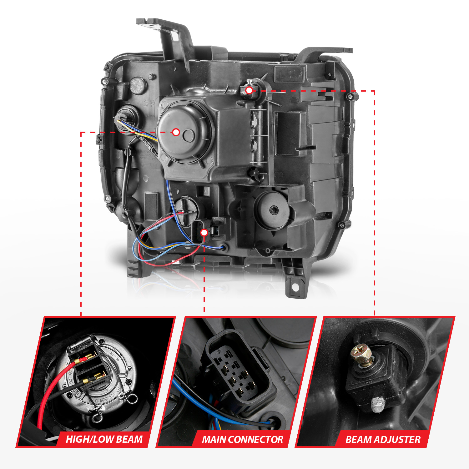 ANZO USA Projector Headlight 111553