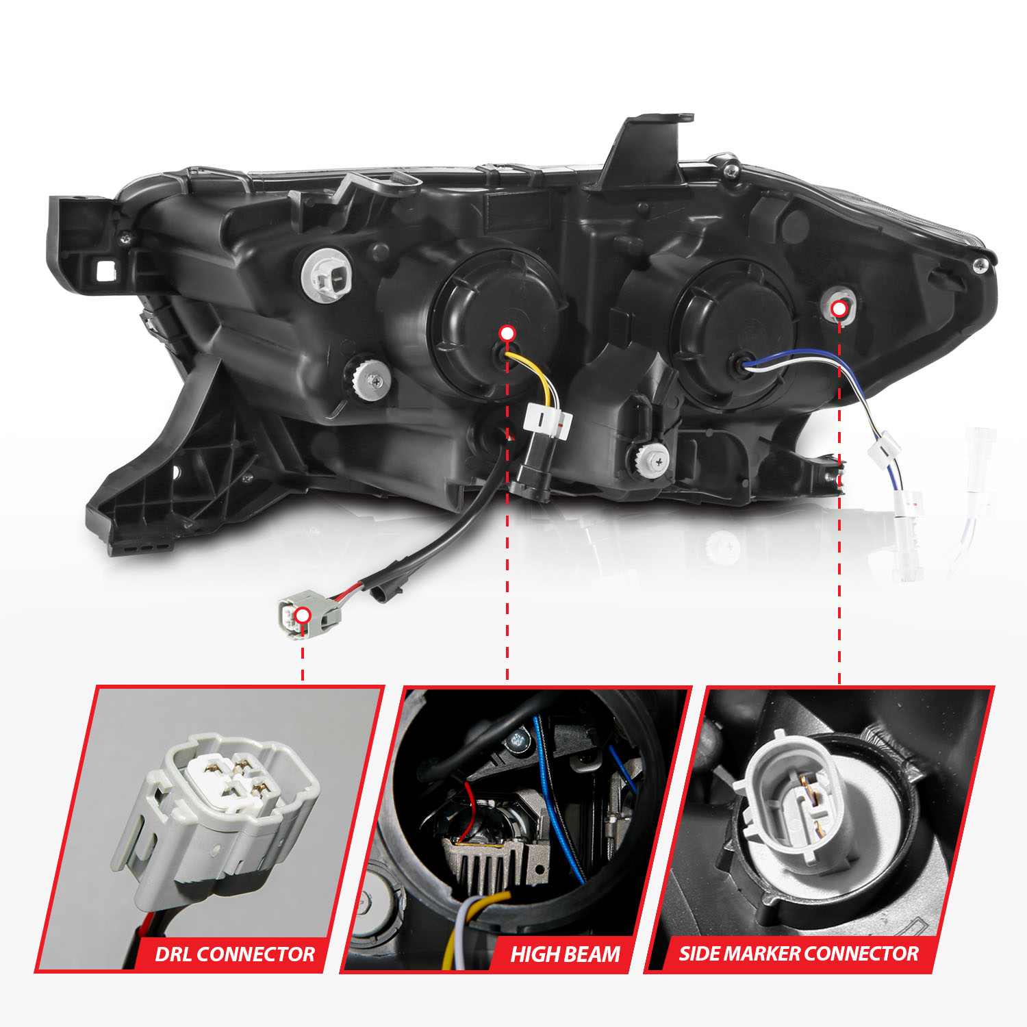 ANZO USA LED Projector Headlight 111563