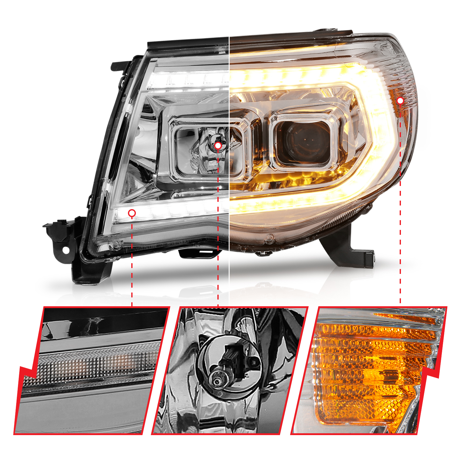 ANZO USA Projector Headlight 111565