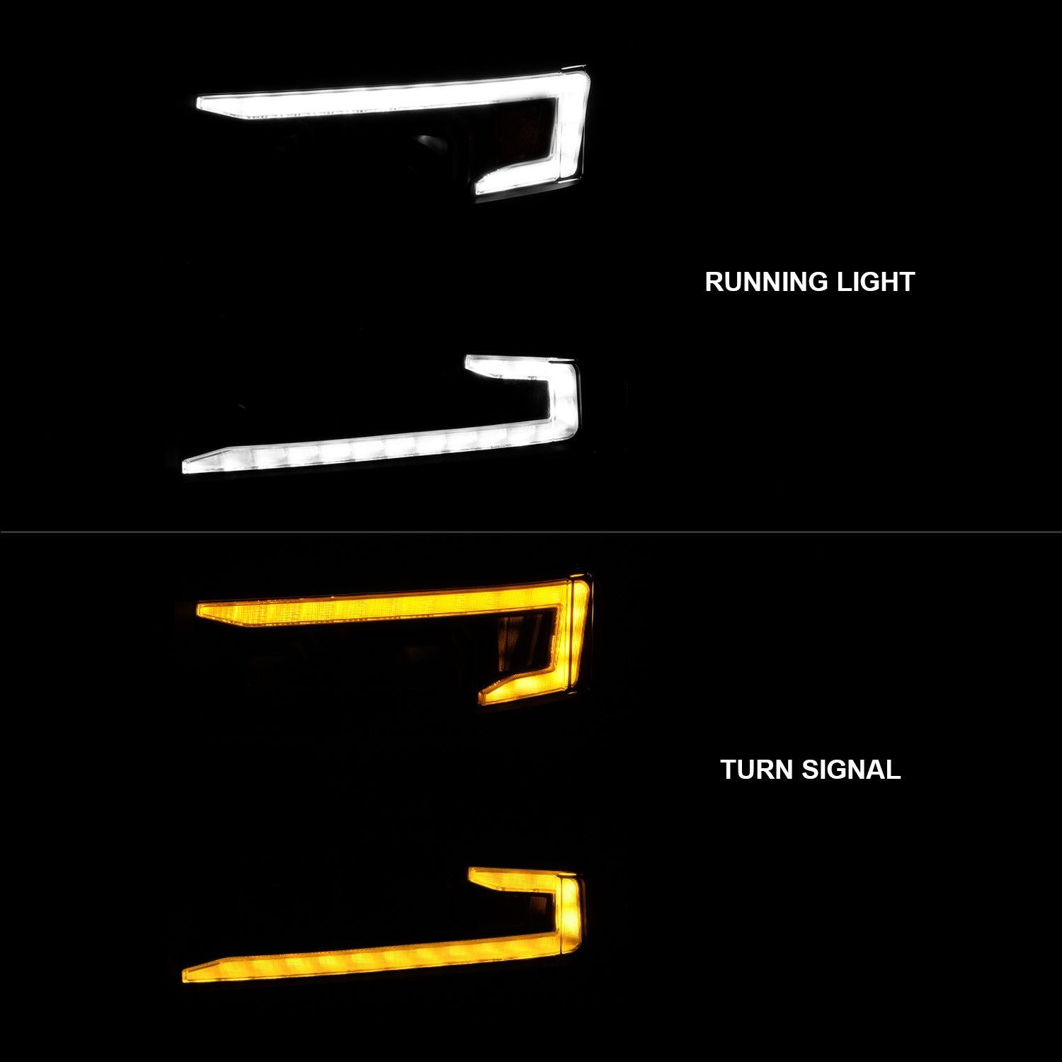 ANZO USA LED Projector Headlight 111566-L