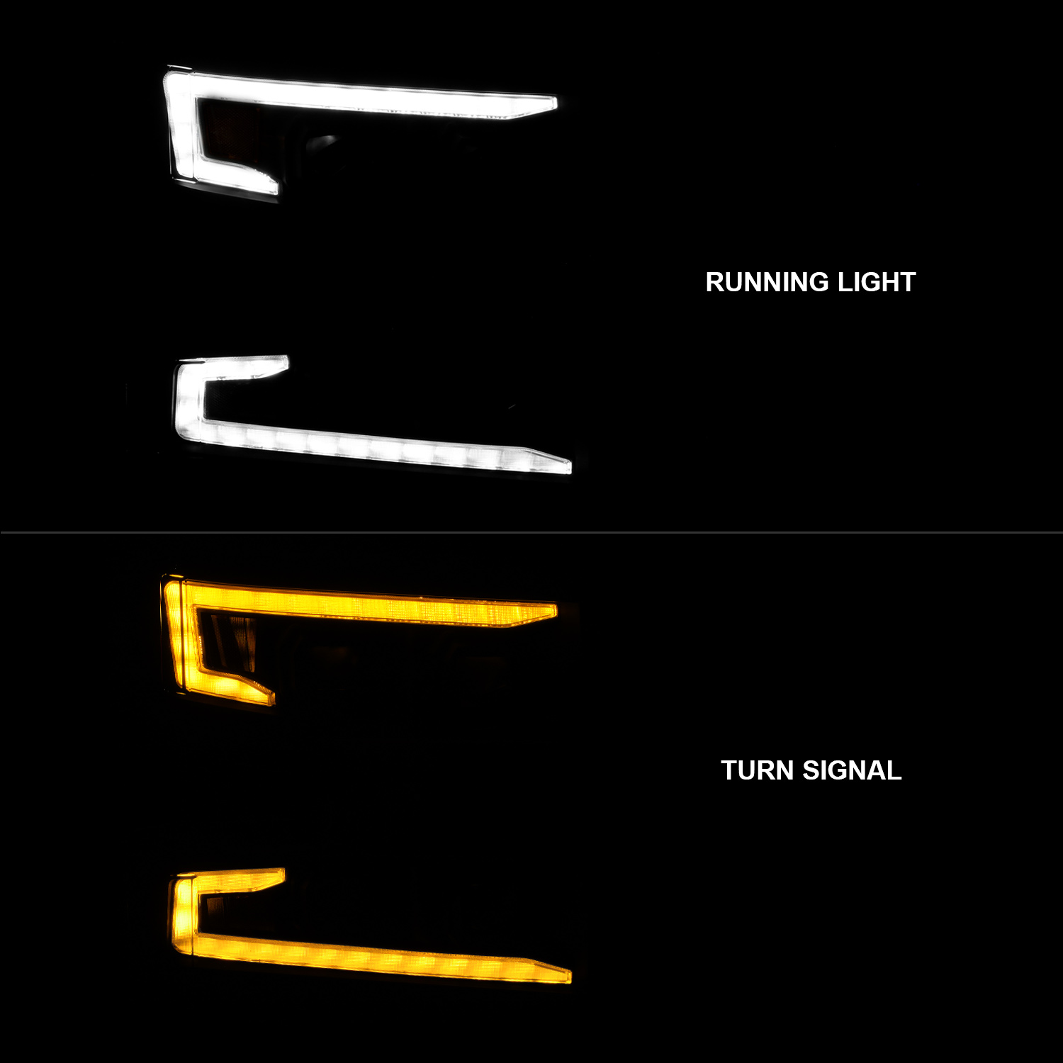 ANZO USA LED Projector Headlight 111566-R