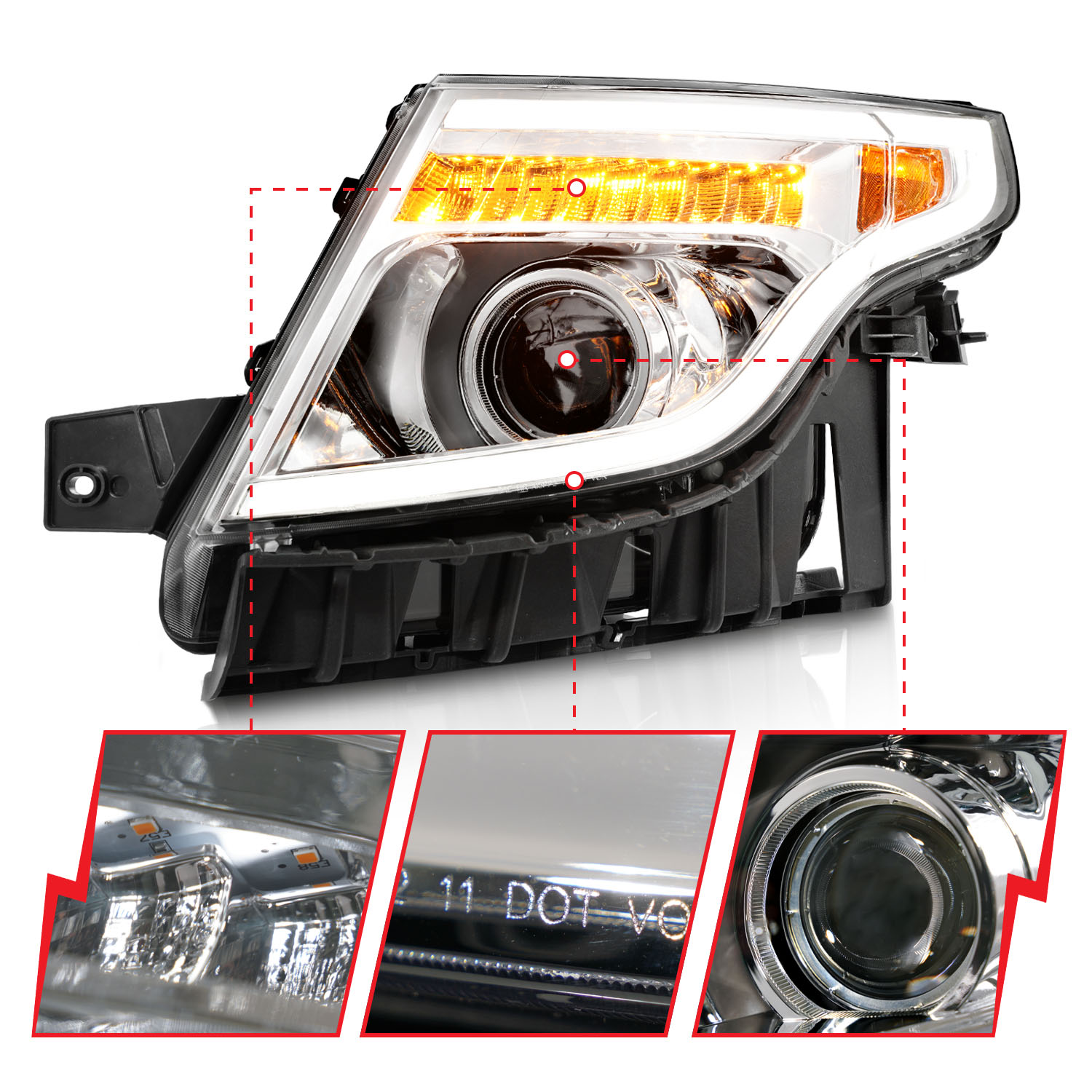 ANZO USA Projector Headlight 111576