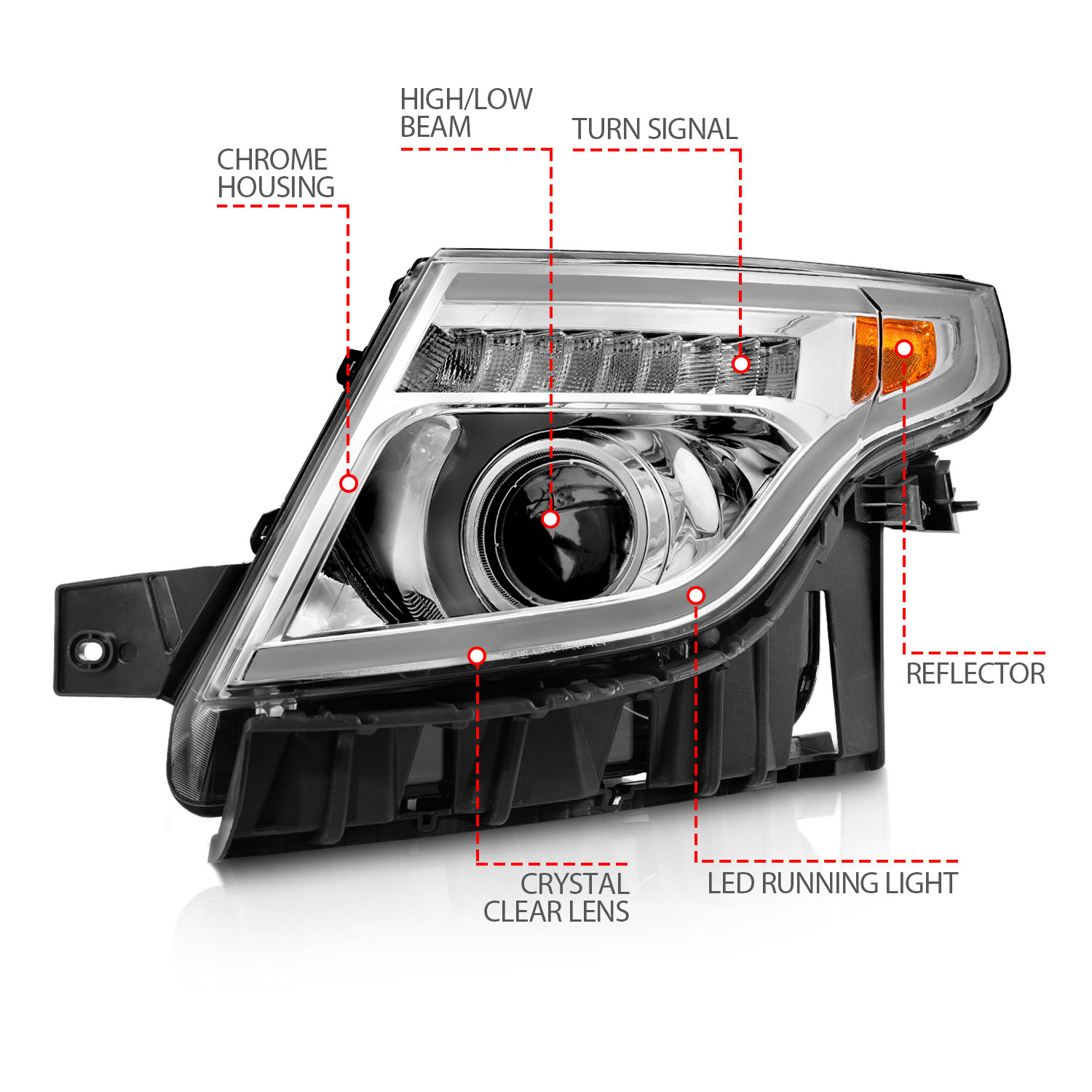 ANZO USA Projector Headlight 111576