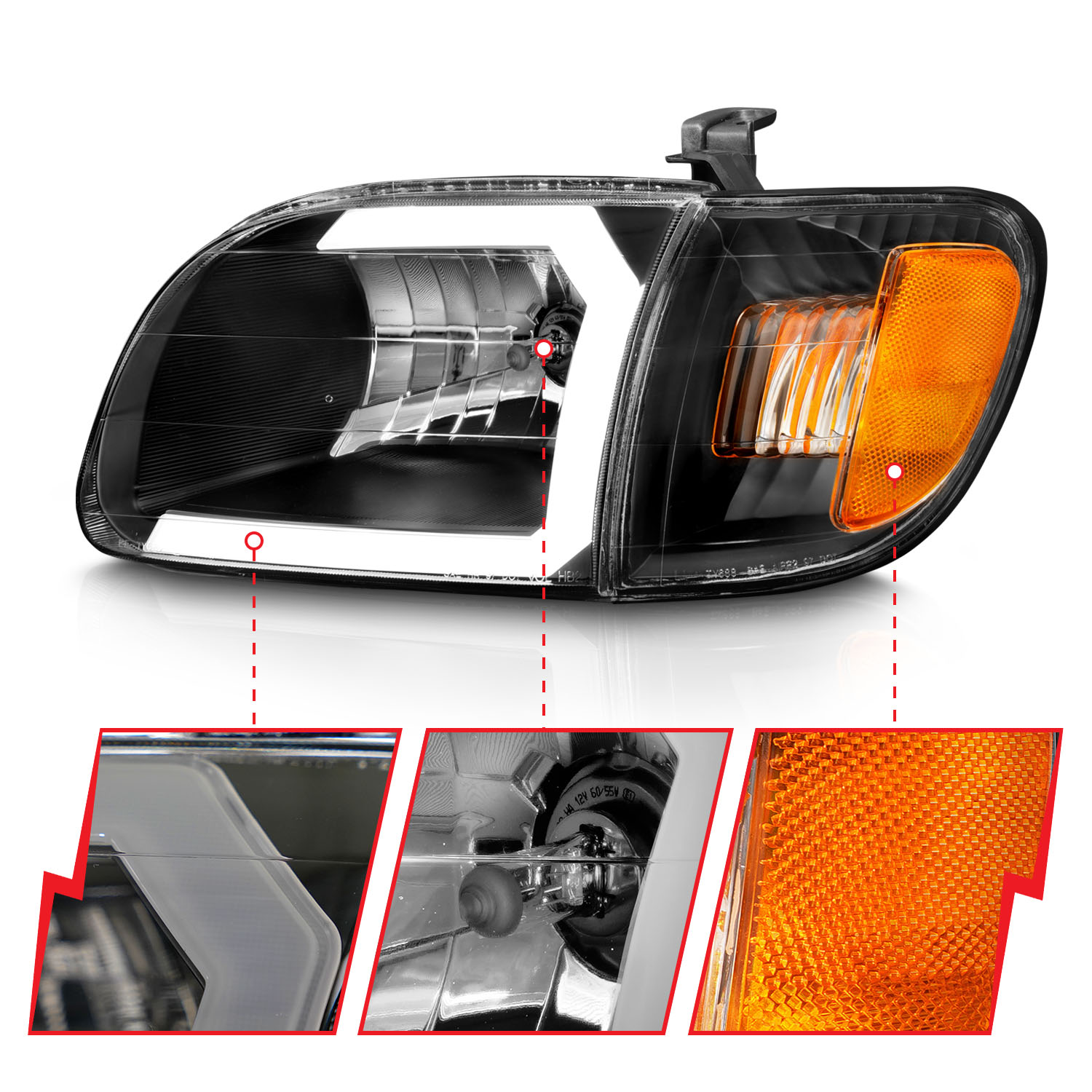 ANZO USA Crystal Headlight 111579