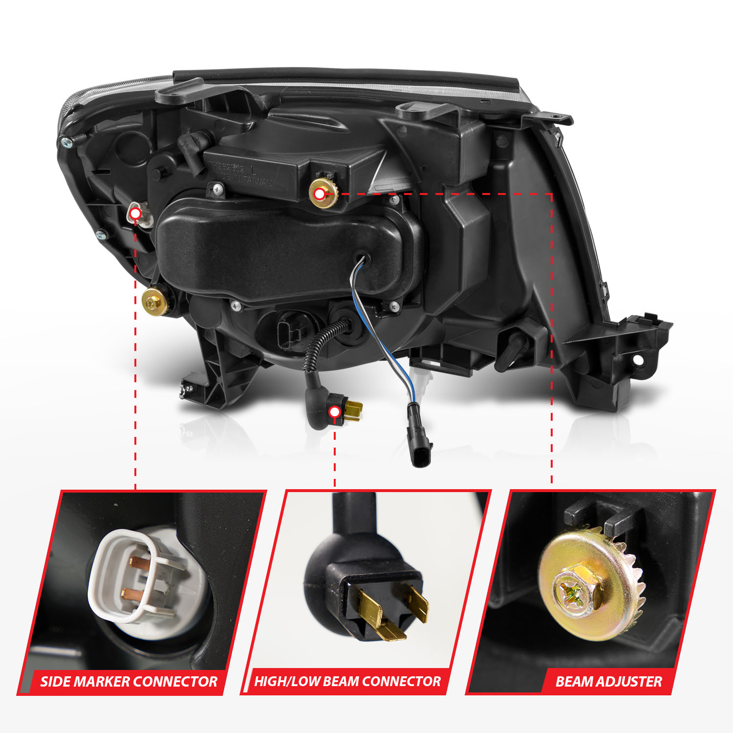 ANZO USA LED Projector Headlight 111581