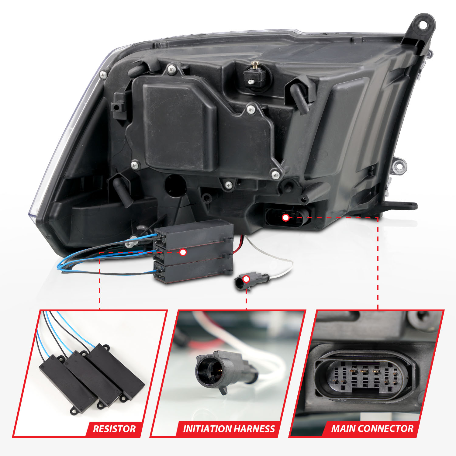 ANZO USA LED Projector Headlight 111595