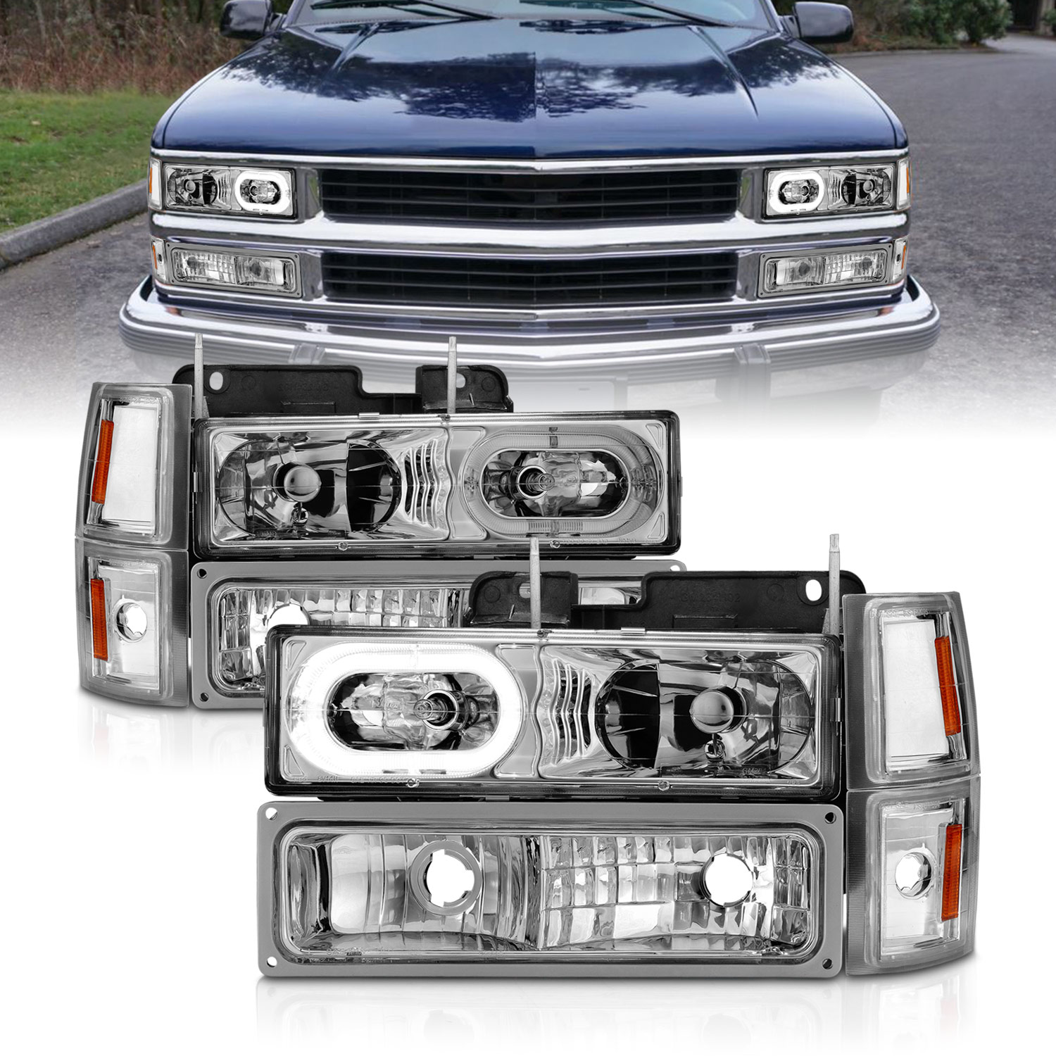 ANZO USA Crystal Headlight 111508