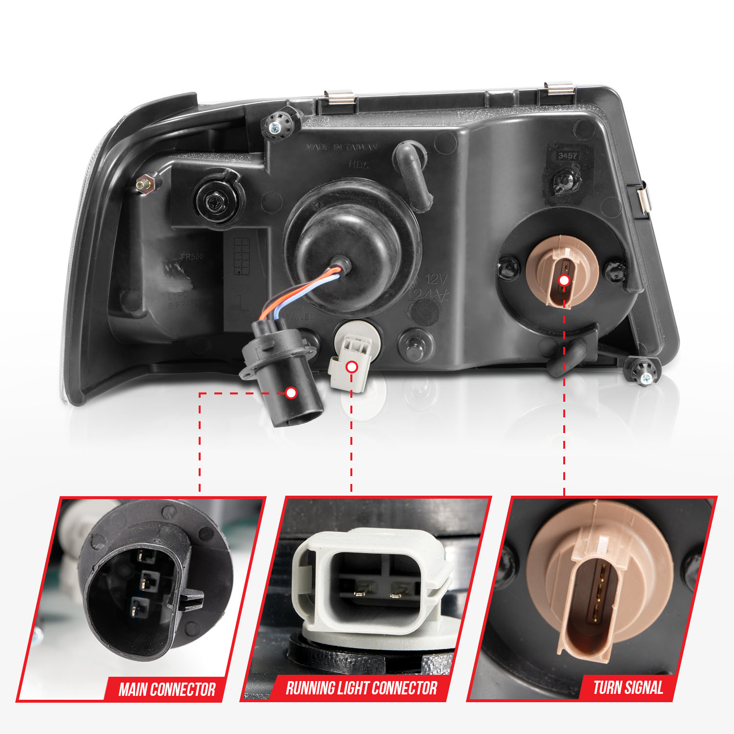 ANZO USA Crystal Headlight 111511