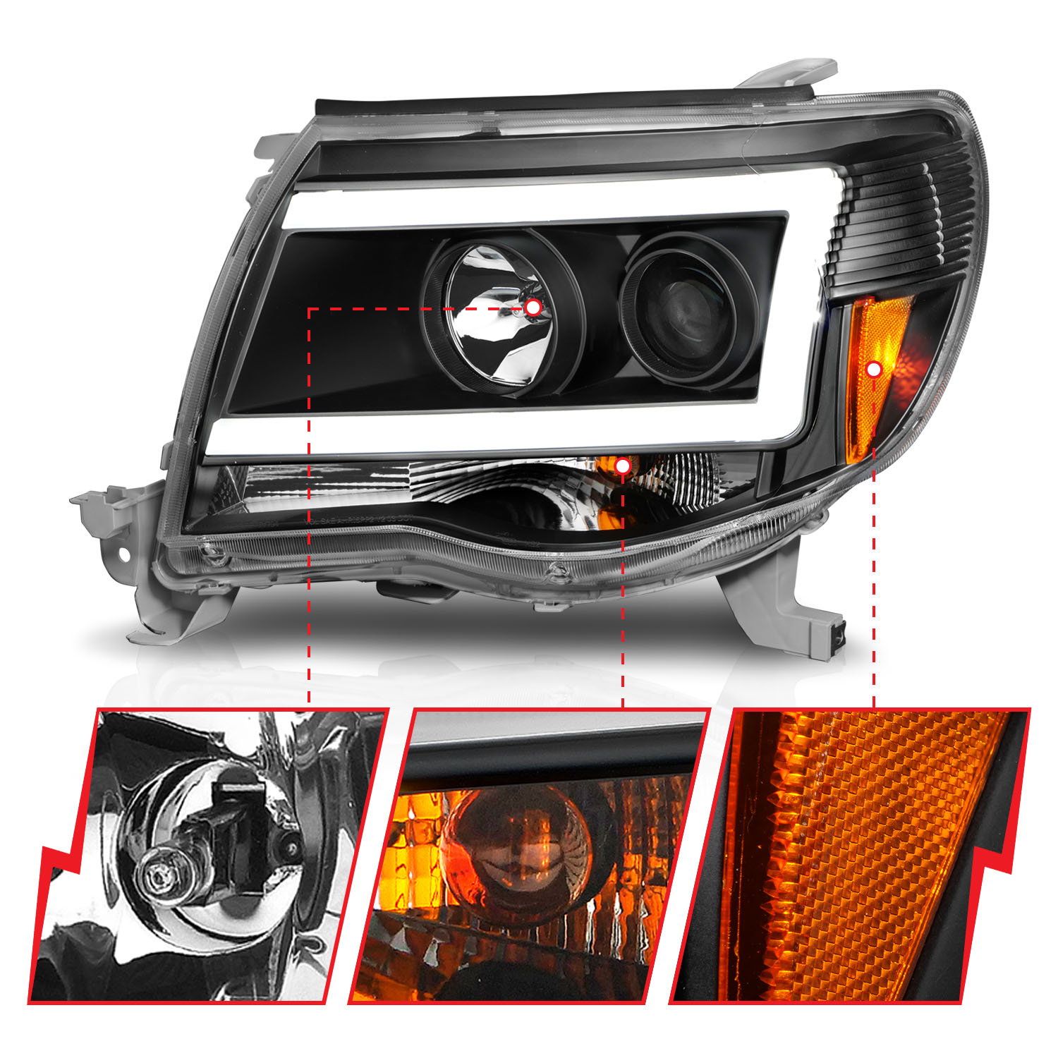 ANZO USA Projector Headlight 111517