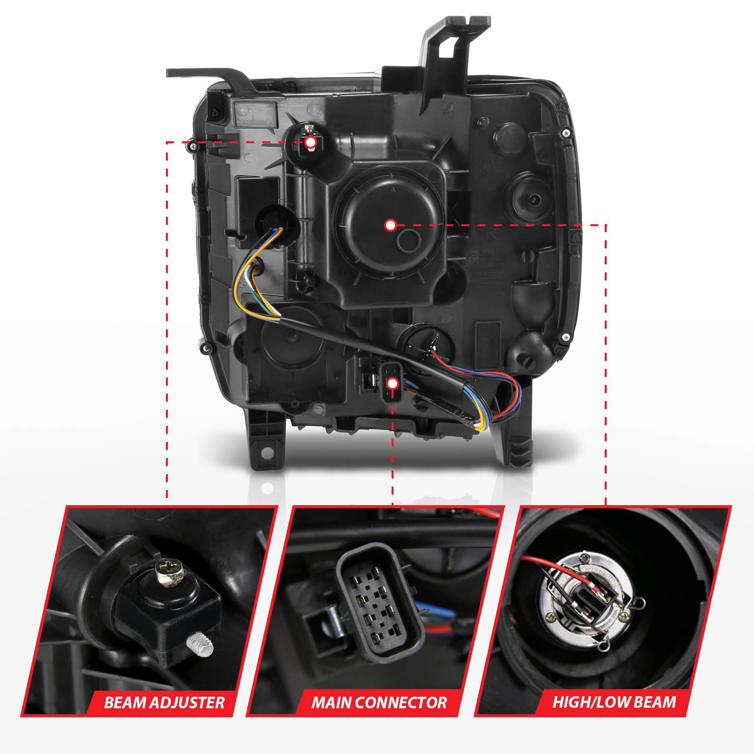 ANZO USA Projector Headlight 111514