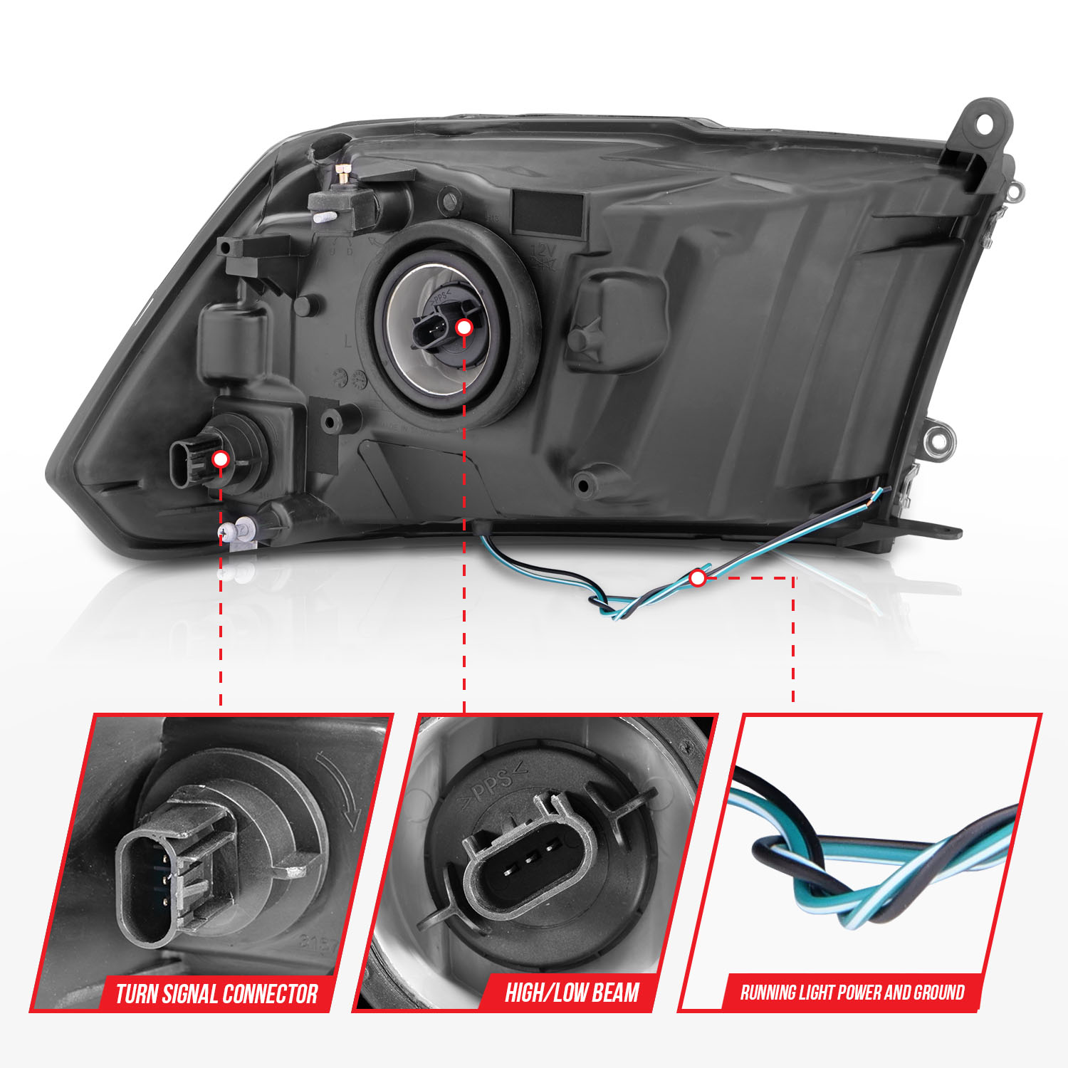 ANZO USA Crystal Headlight 111515