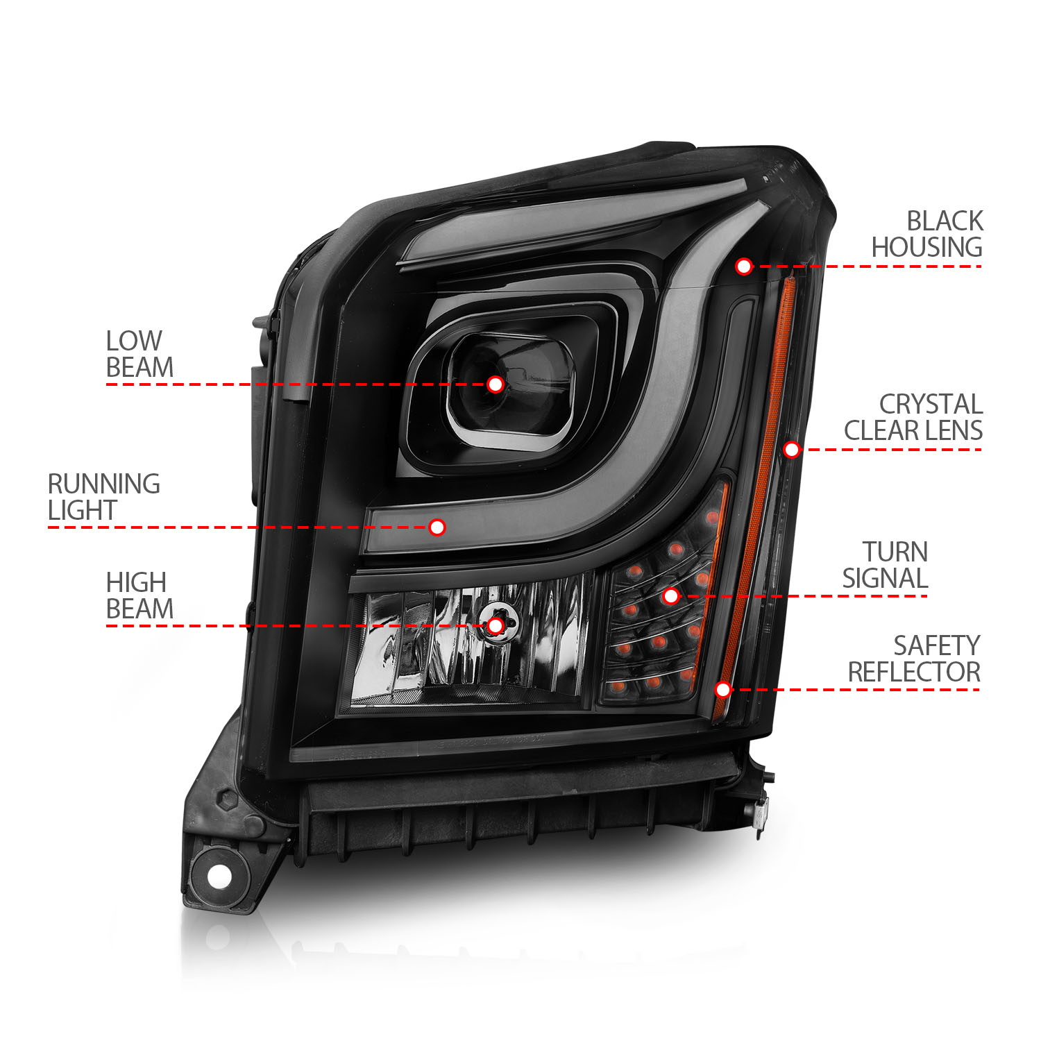 ANZO USA Projector Headlight 111535