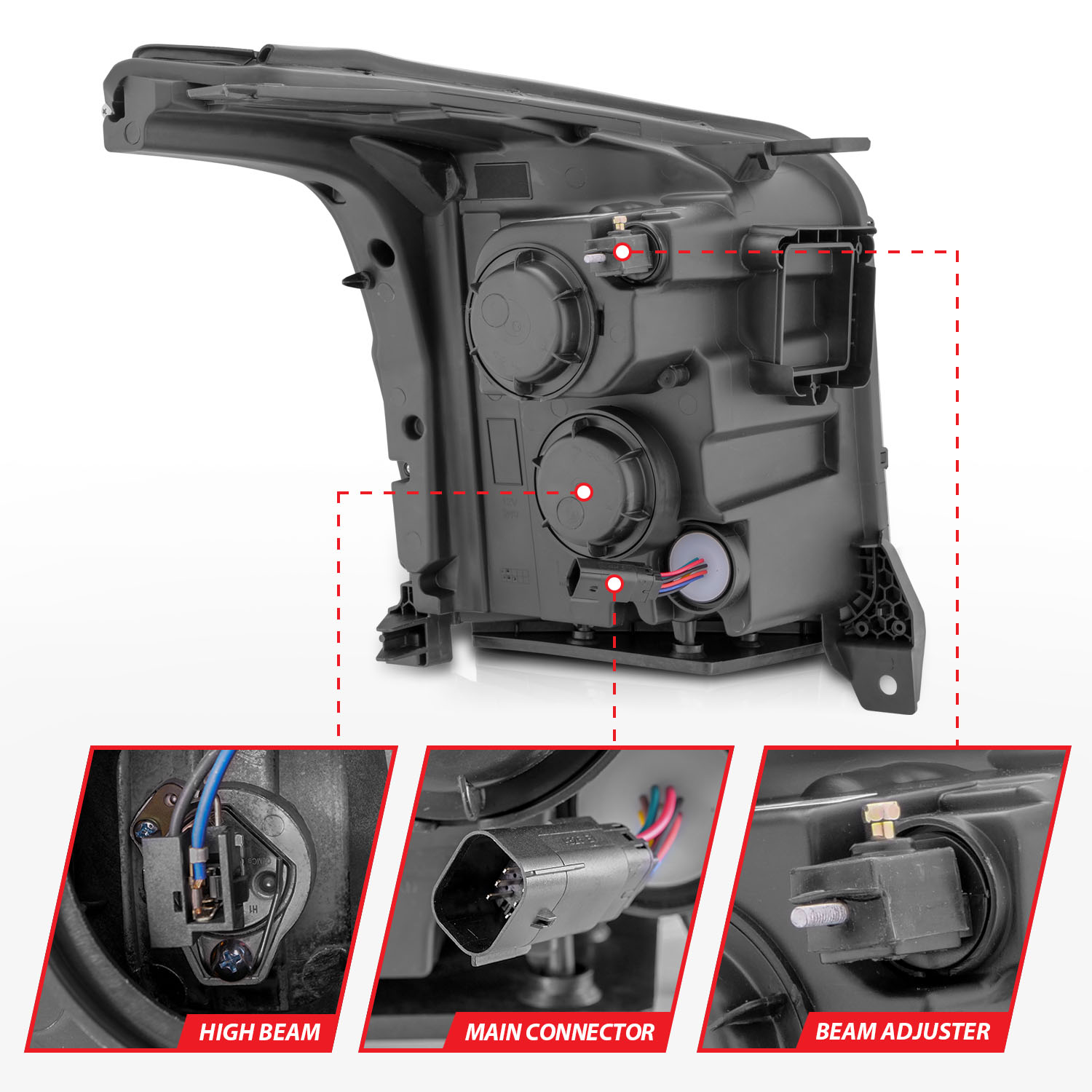 ANZO USA Projector Headlight 111536