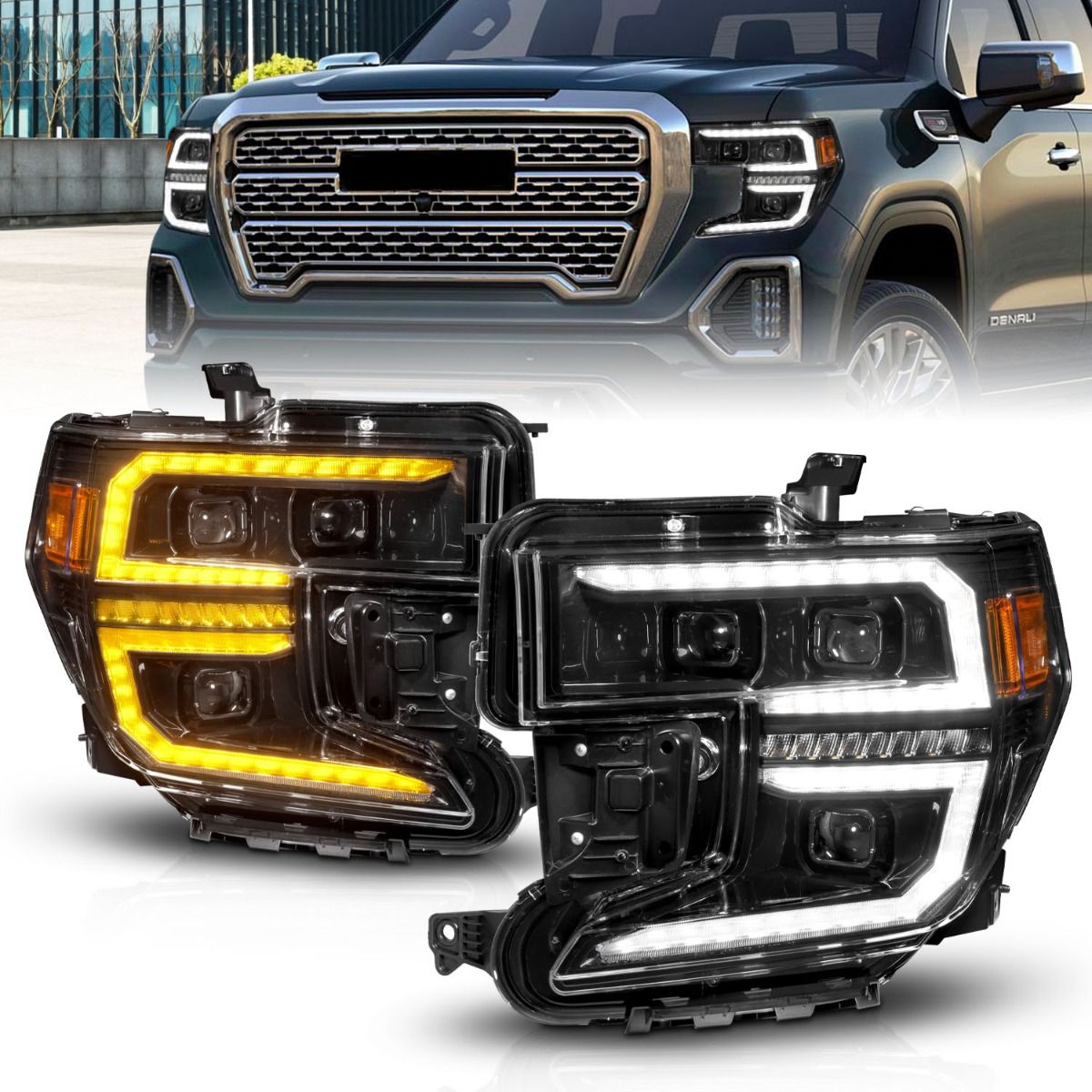 ANZO USA LED Projector Headlights 111600