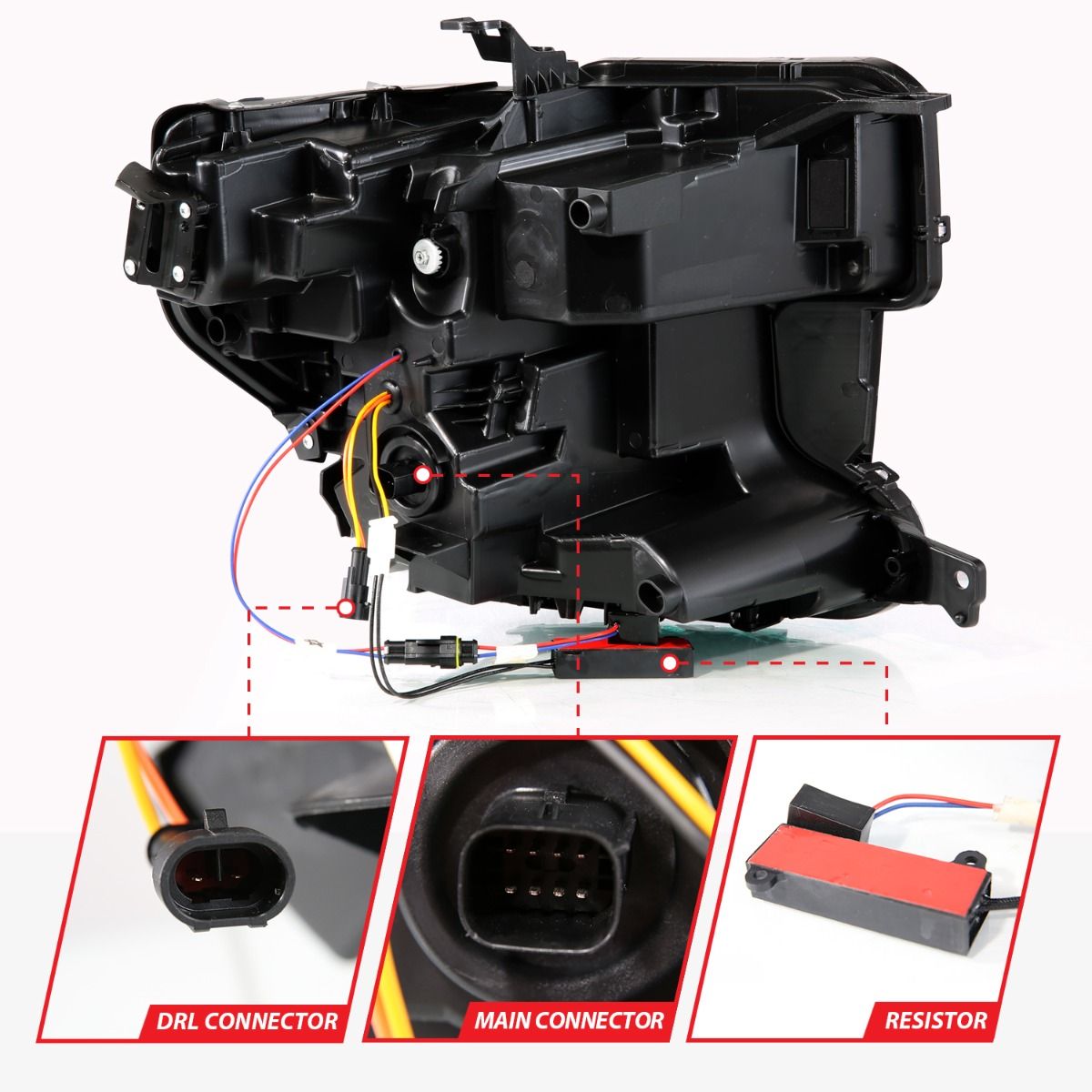 ANZO USA LED Projector Headlights 111600