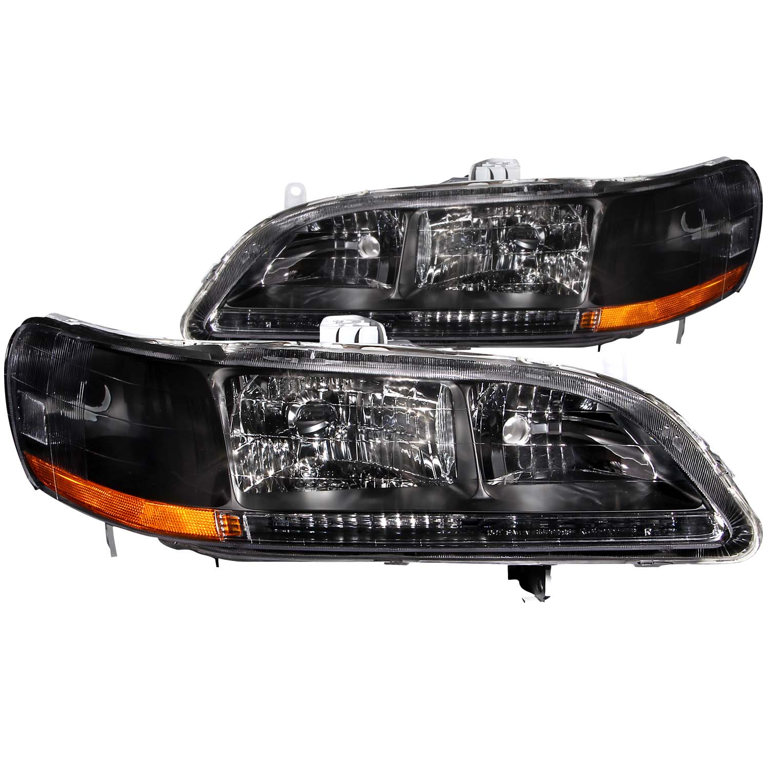 ANZO USA Crystal Headlight Set 121052