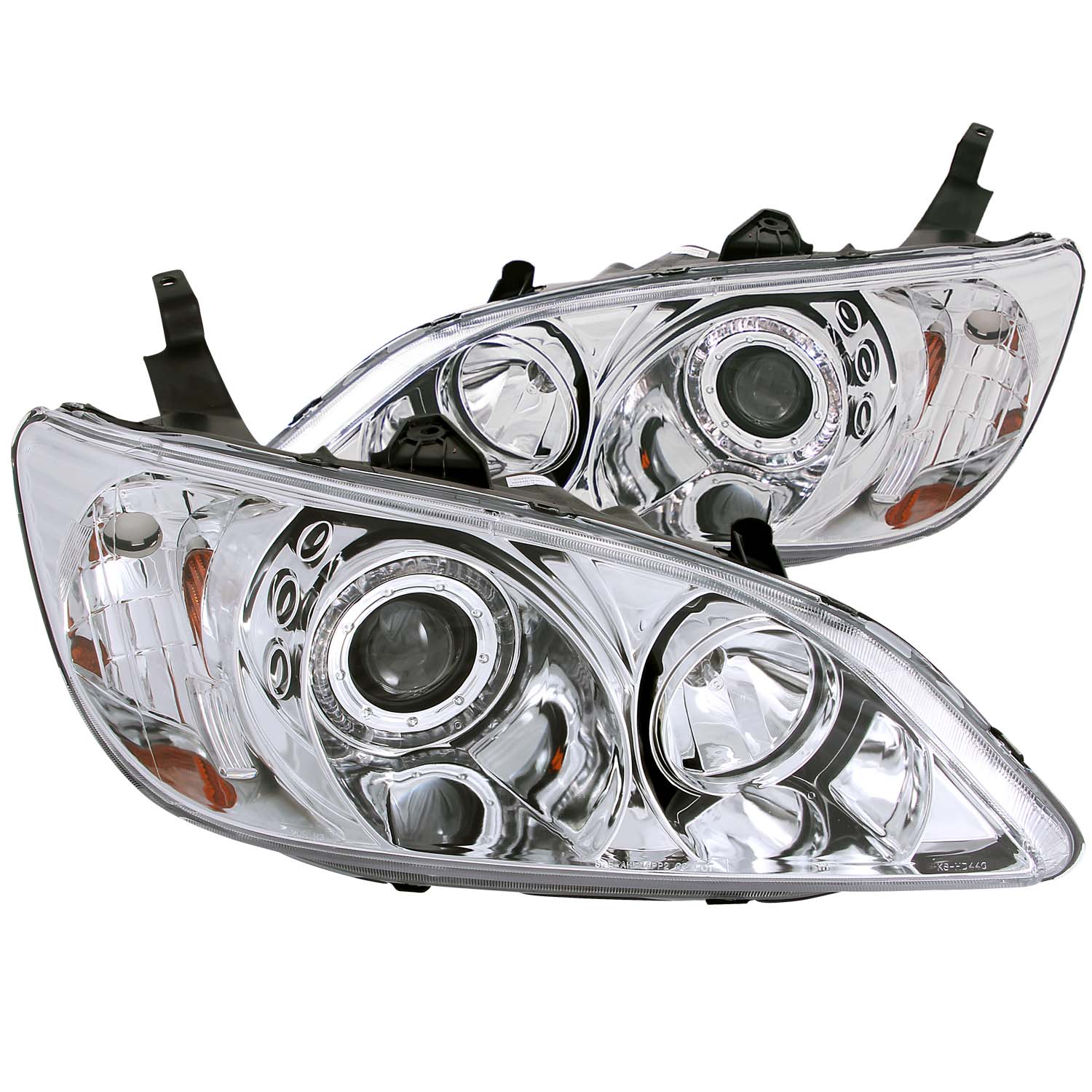 ANZO USA Projector Headlight Set w/Halo 121060
