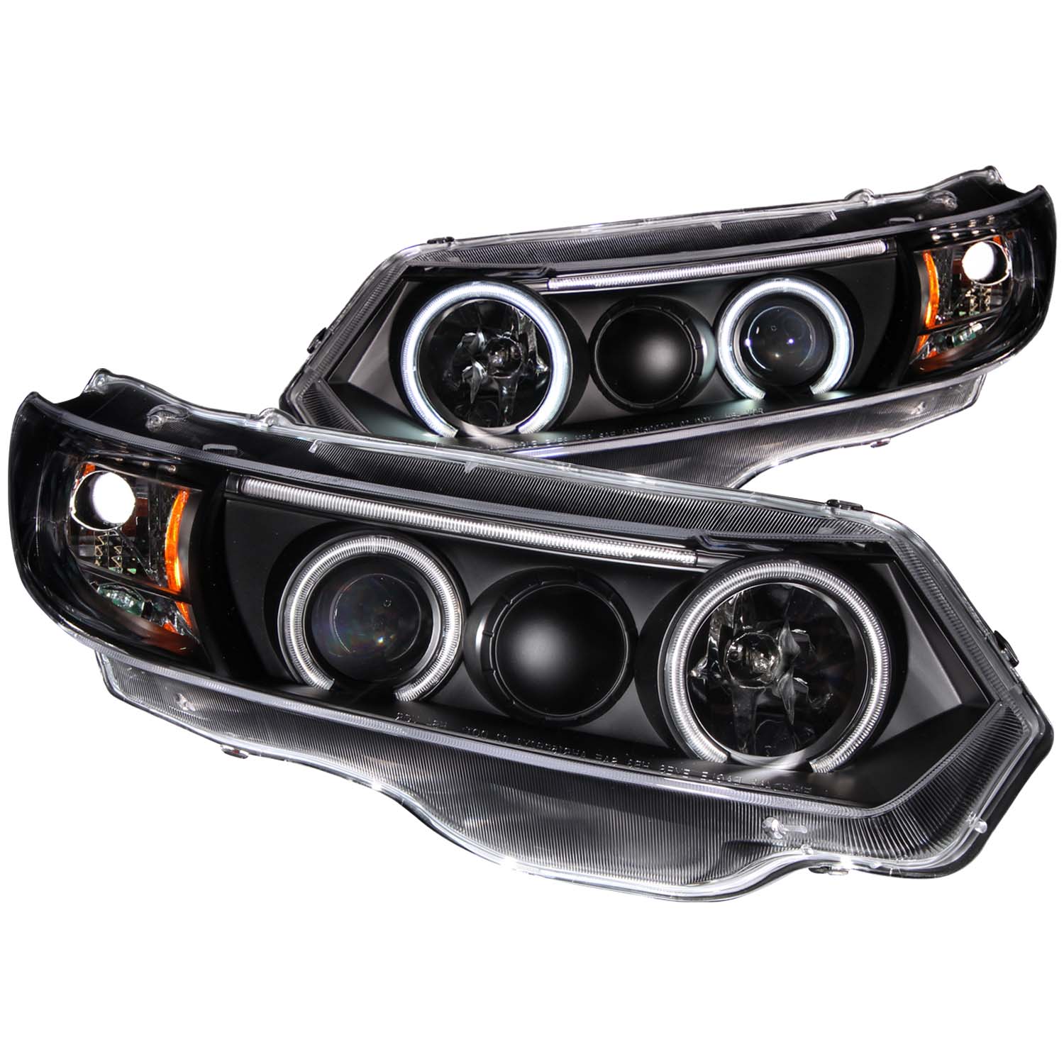 ANZO USA Projector Headlight Set w/Halo 121062