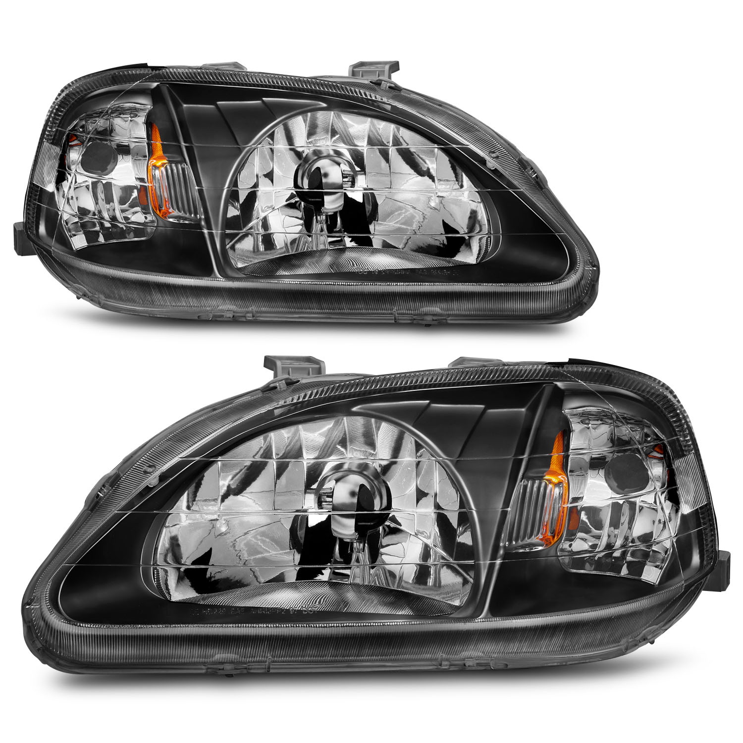 ANZO USA Crystal Headlight Set 121070