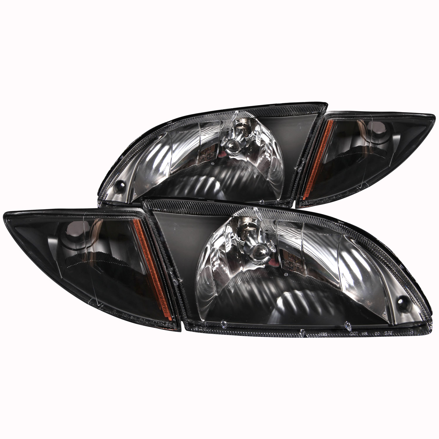 ANZO USA Crystal Headlight Set 121019