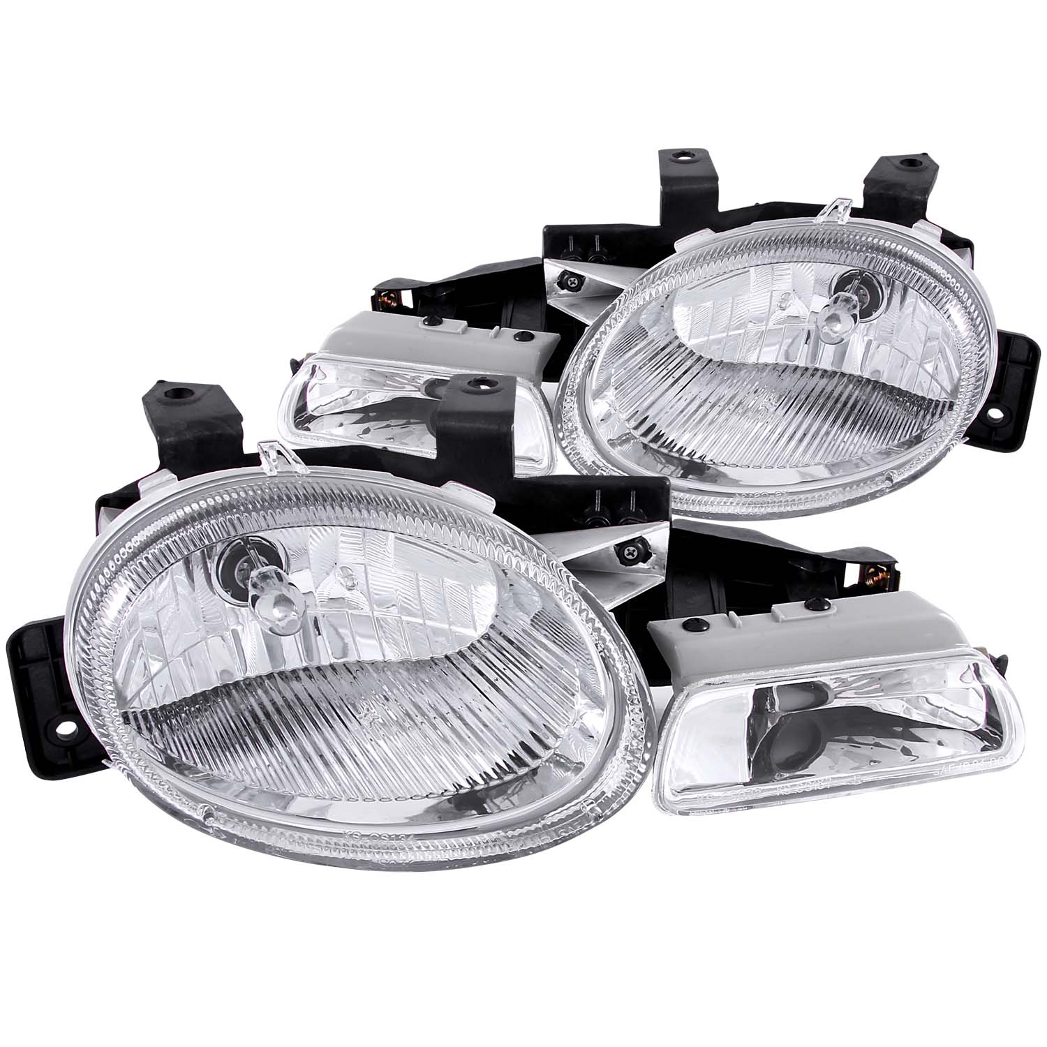 ANZO USA Crystal Headlight Set 121032