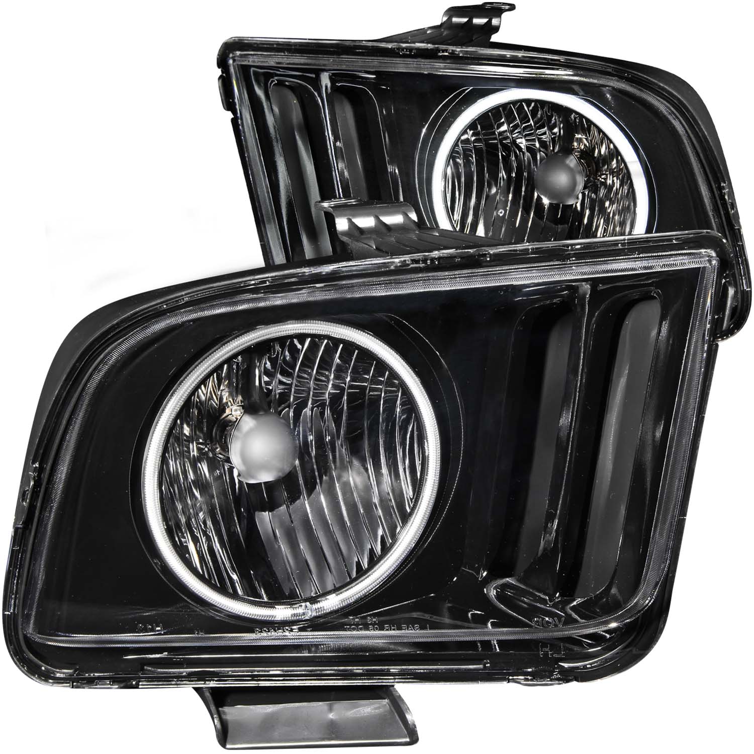 ANZO USA Crystal Headlight Set w/Halo 121033