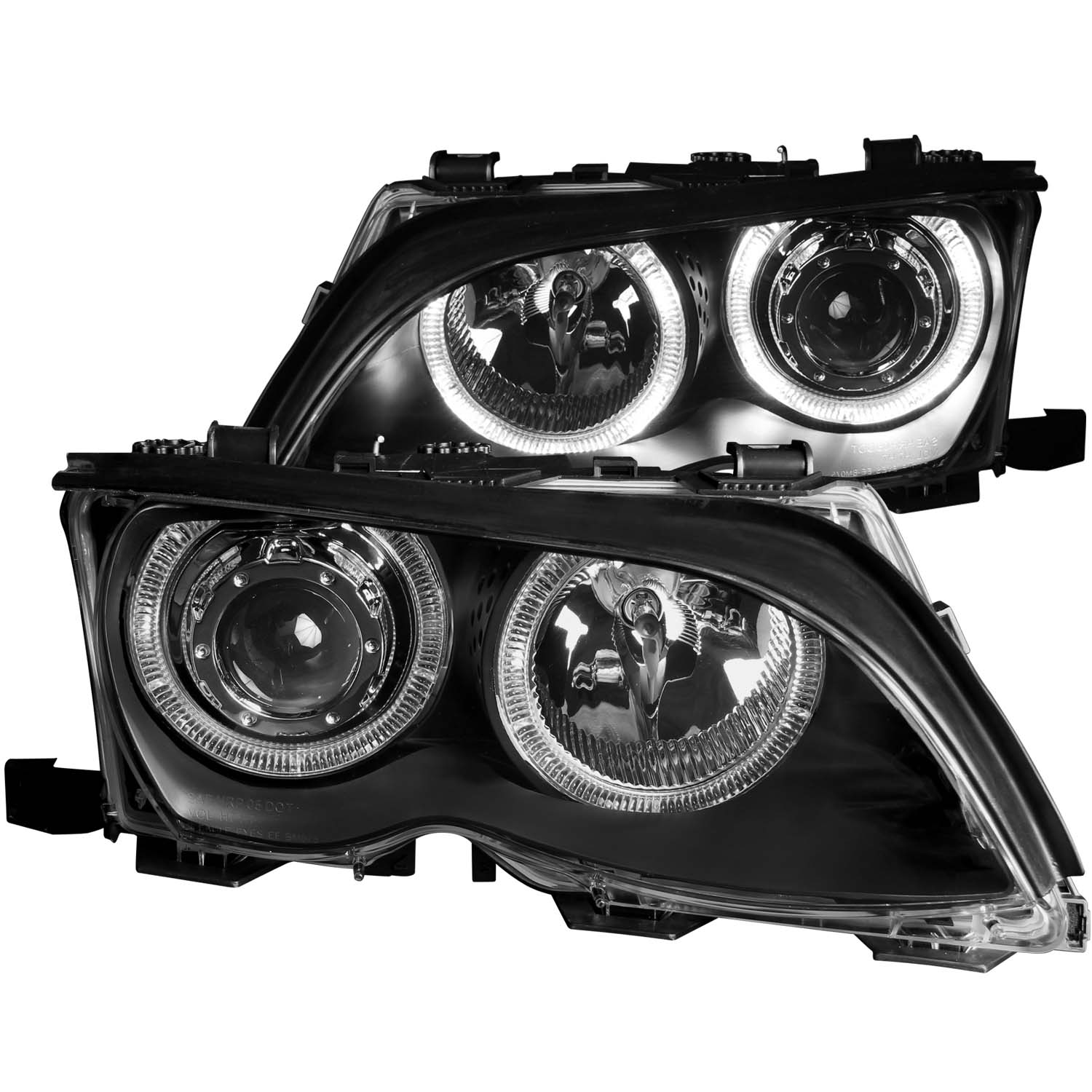ANZO USA Projector Headlight Set w/Halo 121140