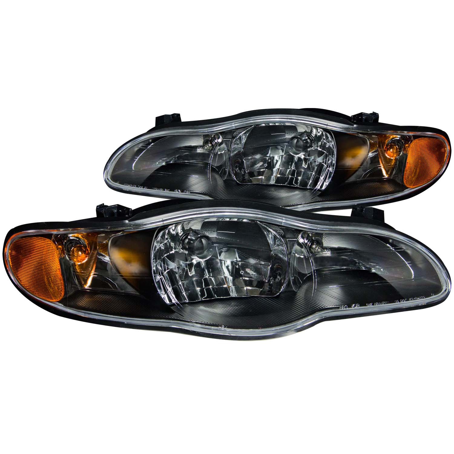 ANZO USA Crystal Headlight Set 121165