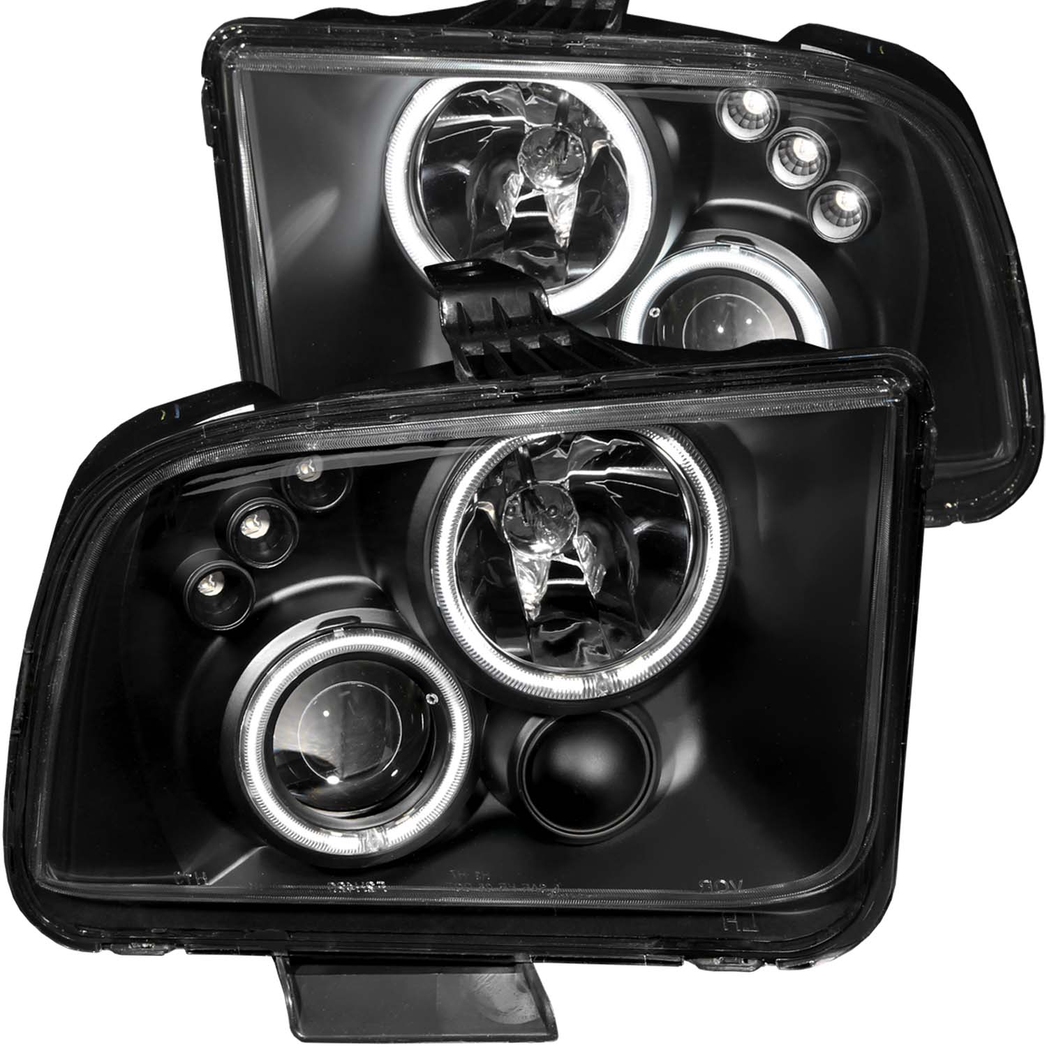 ANZO USA Projector Headlight Set w/Halo 121166